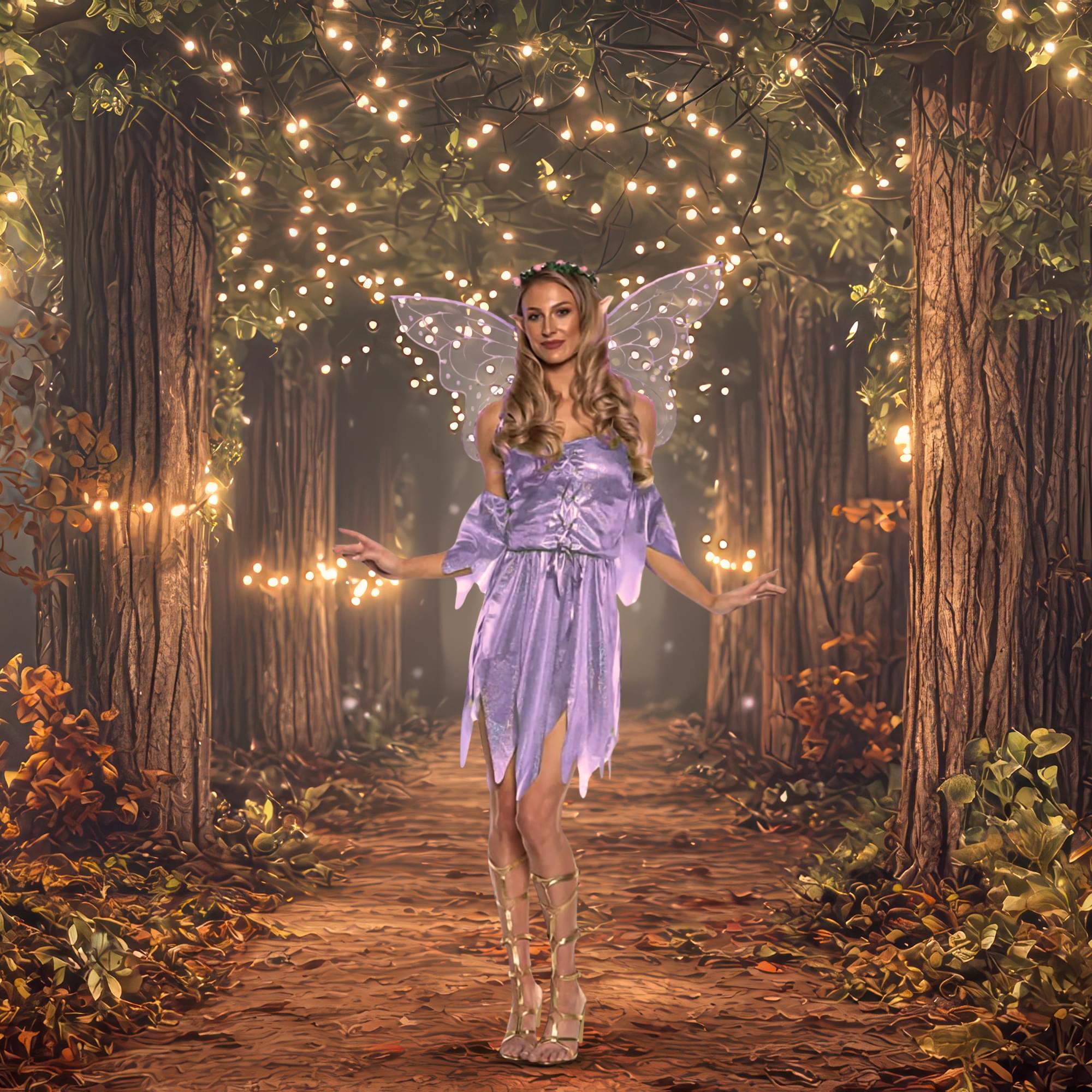 Lavender Sparkle Fairy Adult Costume