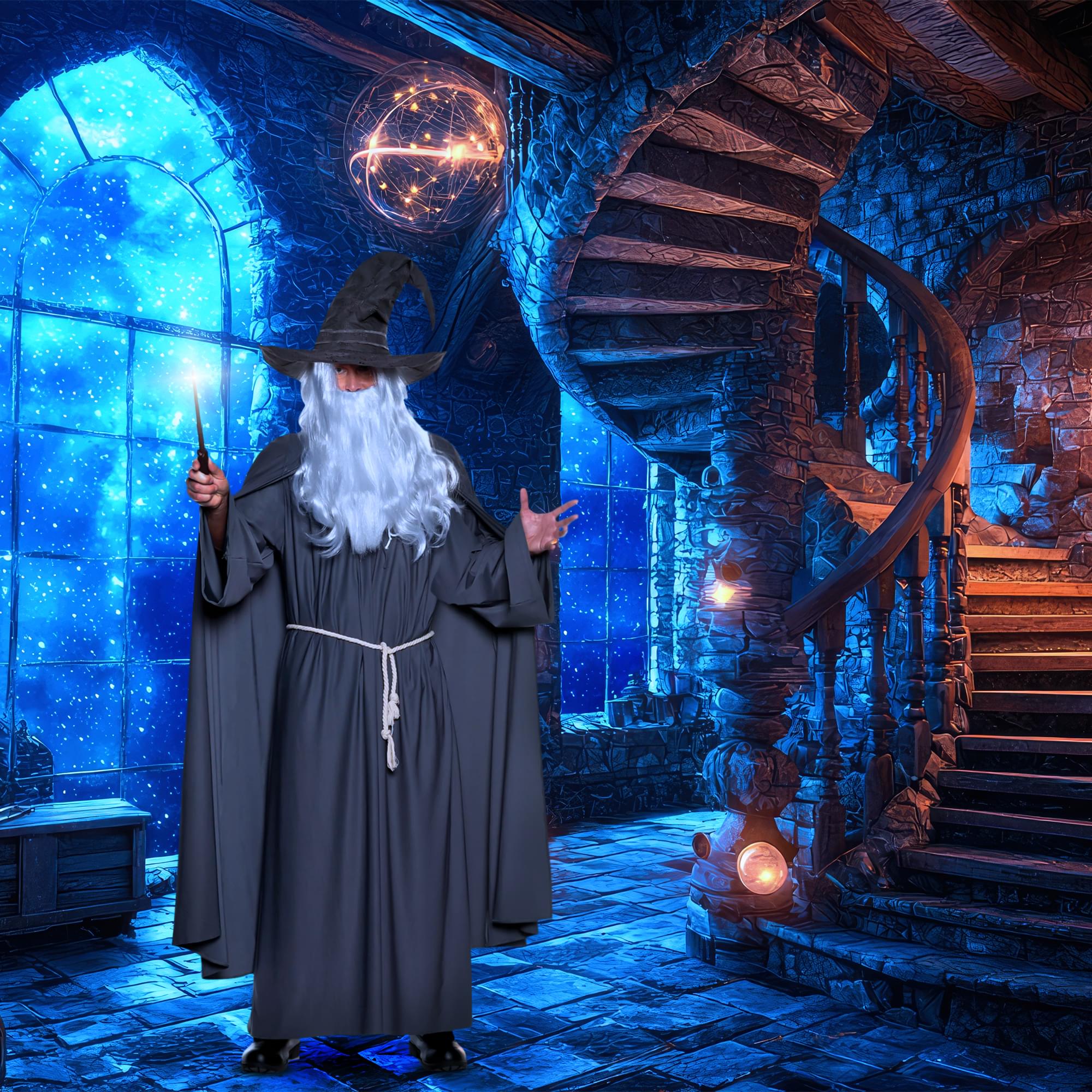 Warlock Grey Adult Costume