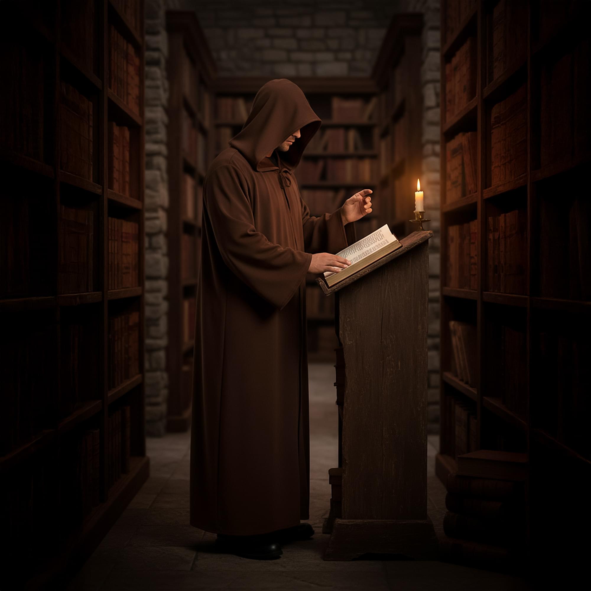 Brown Hooded Cloak Adult Costume