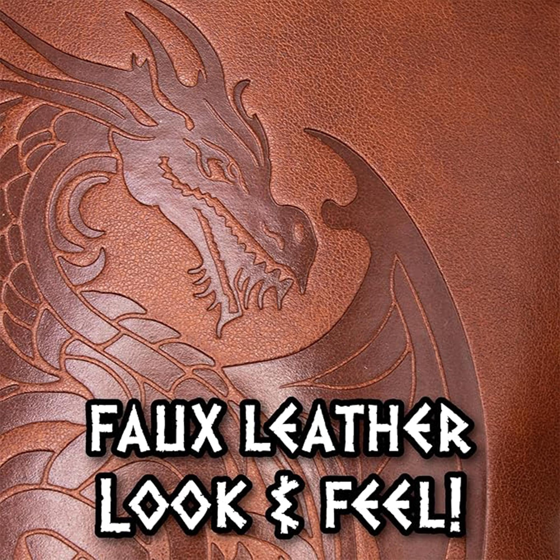 Dragon Warrior Faux Leather Shoulder Pauldrons Adult Costume Accessory | Brown