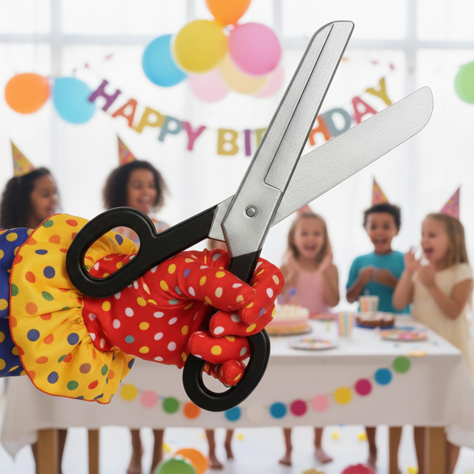 Plastic Oversized Scissors Adult Costume Accessory