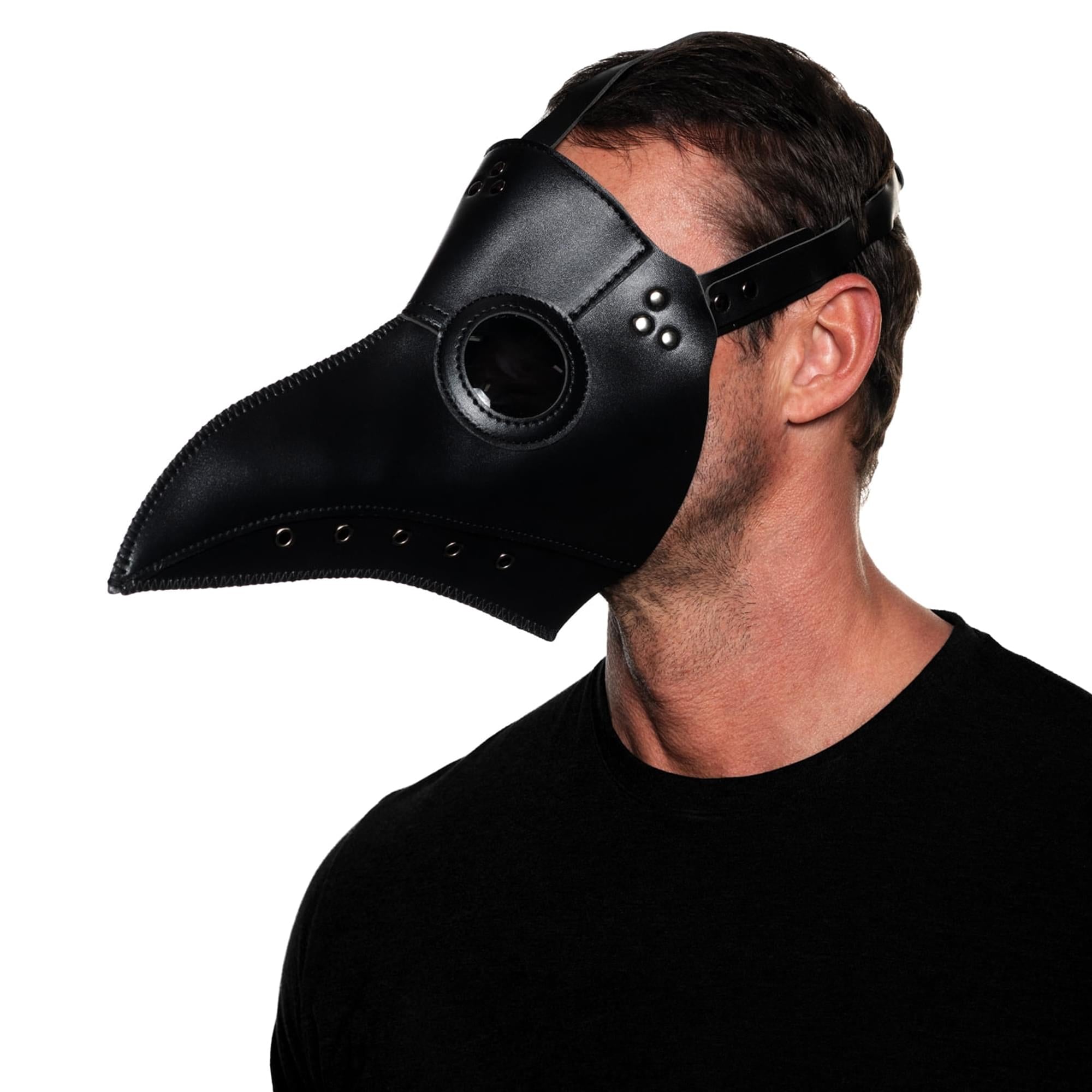 Plague Doctor Faux Leather Adult Costume Mask