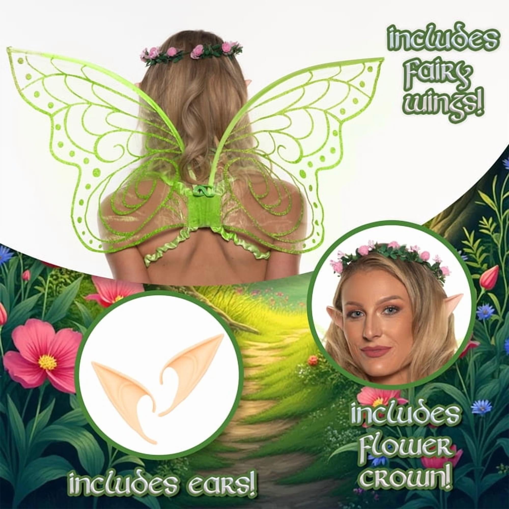 Green Fairy Adult Costume Accessory Kit