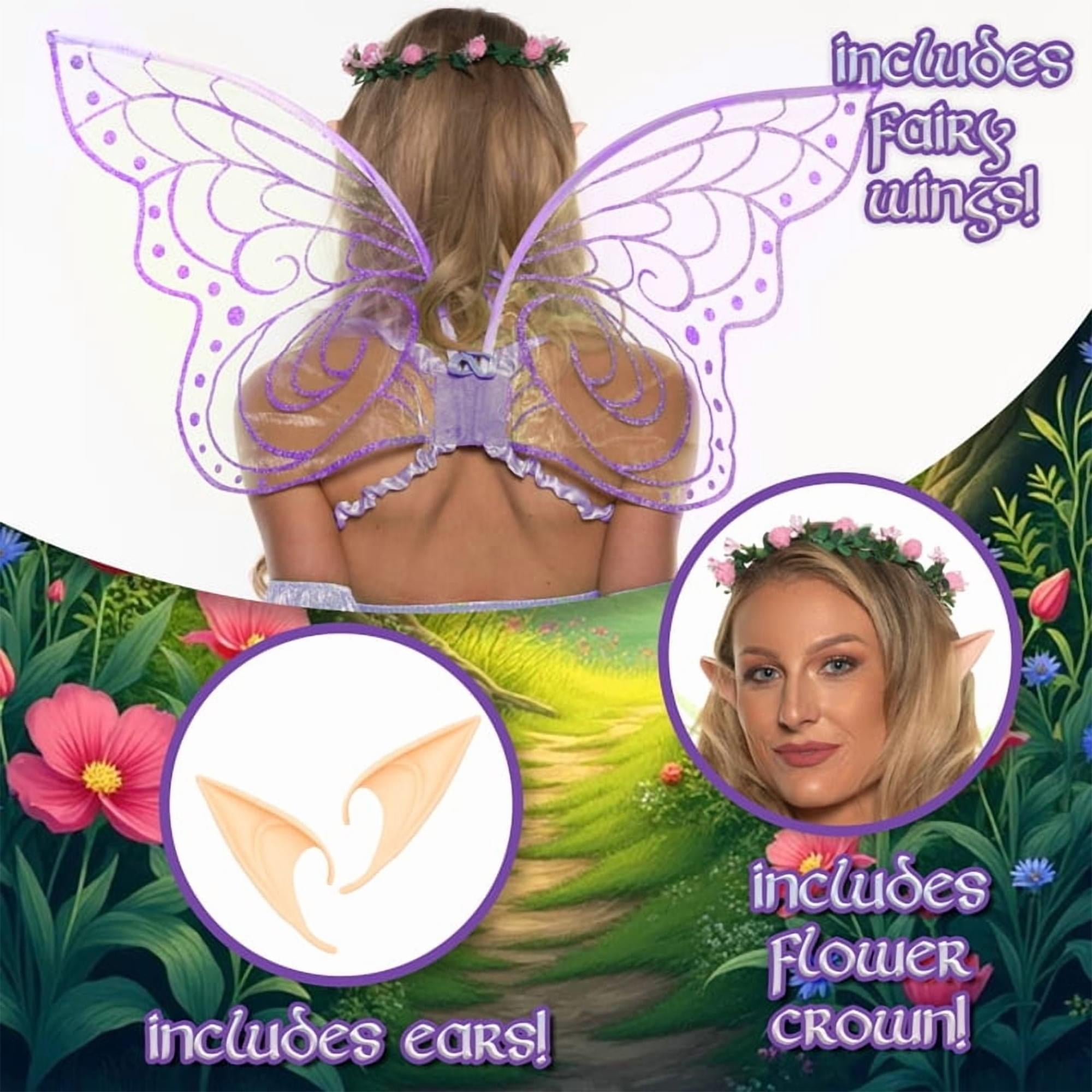 Purple Fairy Adult Costume Accessory Kit
