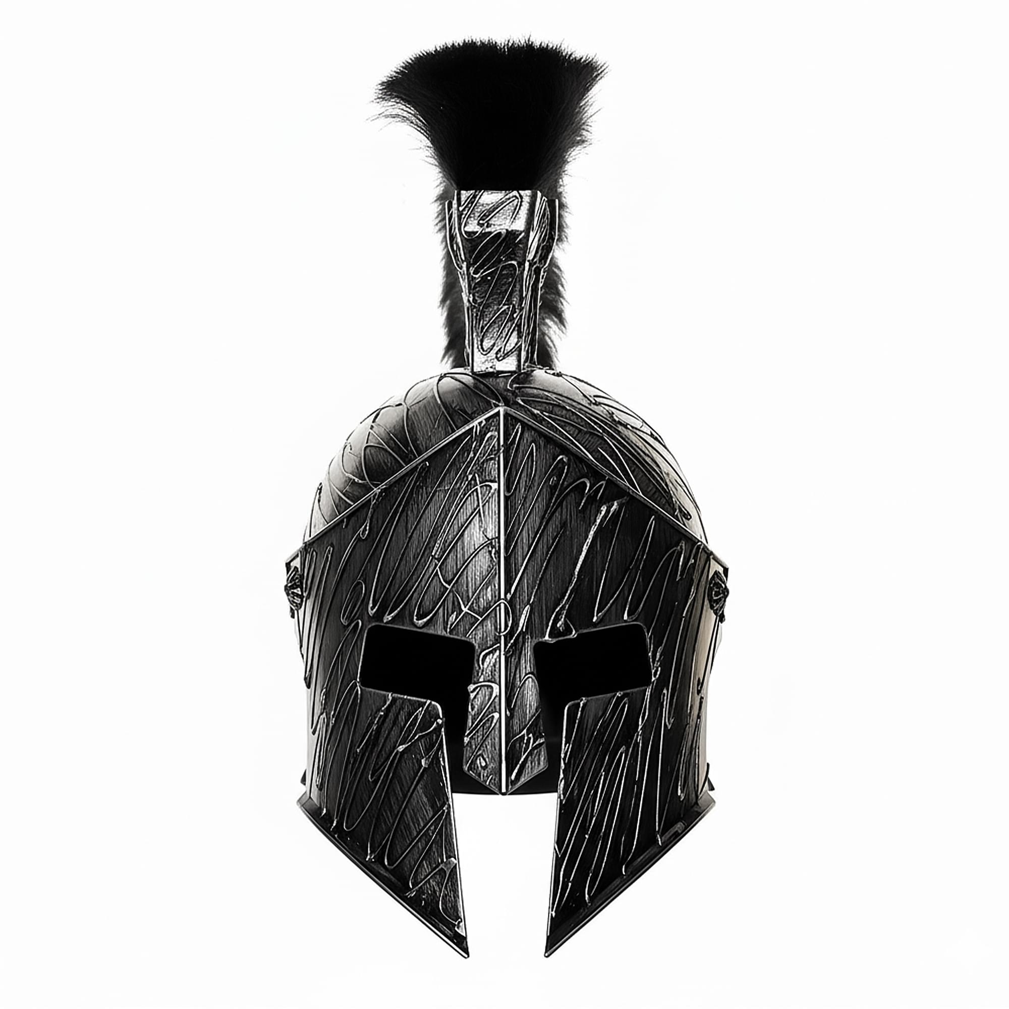 Evil Roman Helmet With Mask Adult Costume Accessory
