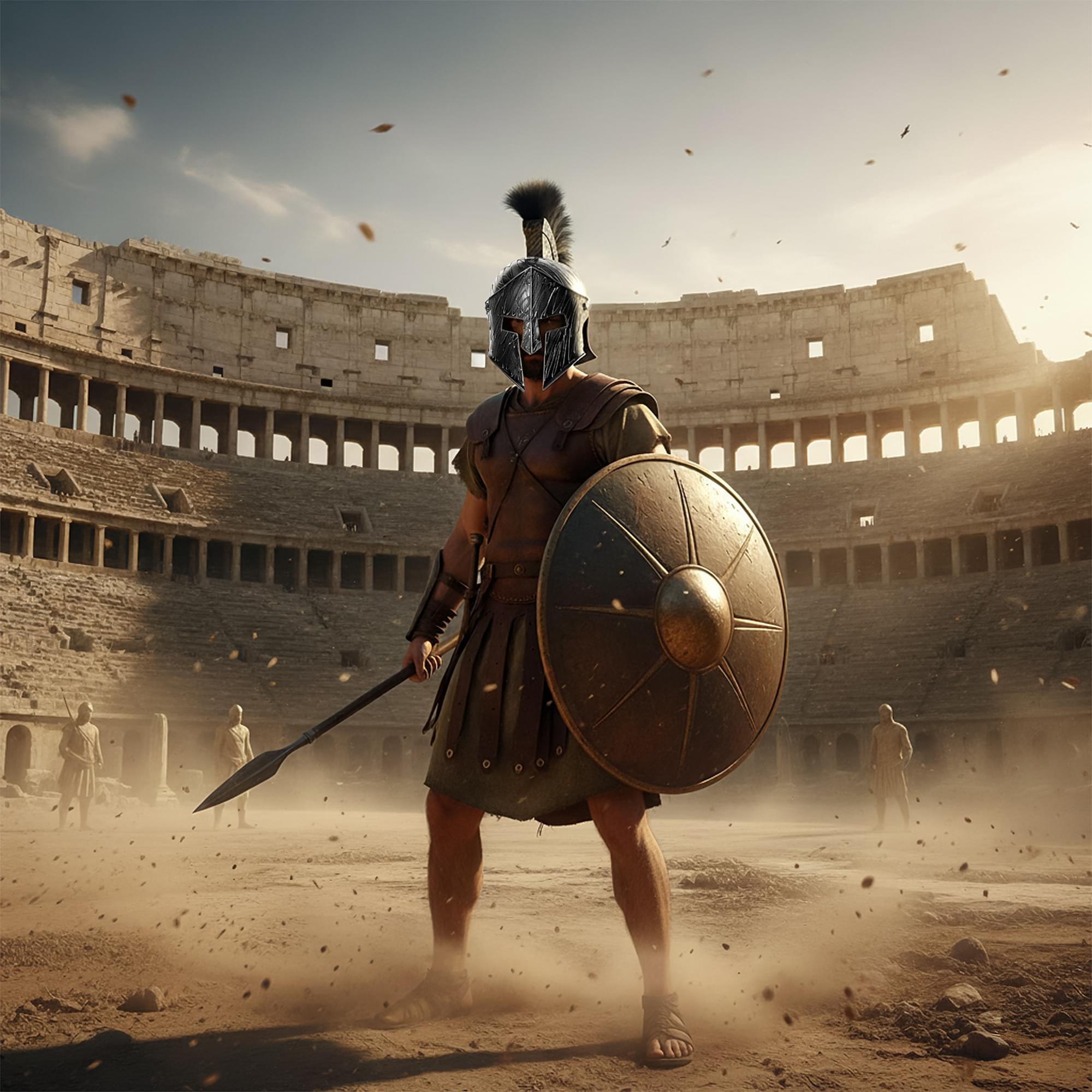 Evil Roman Helmet With Mask Adult Costume Accessory