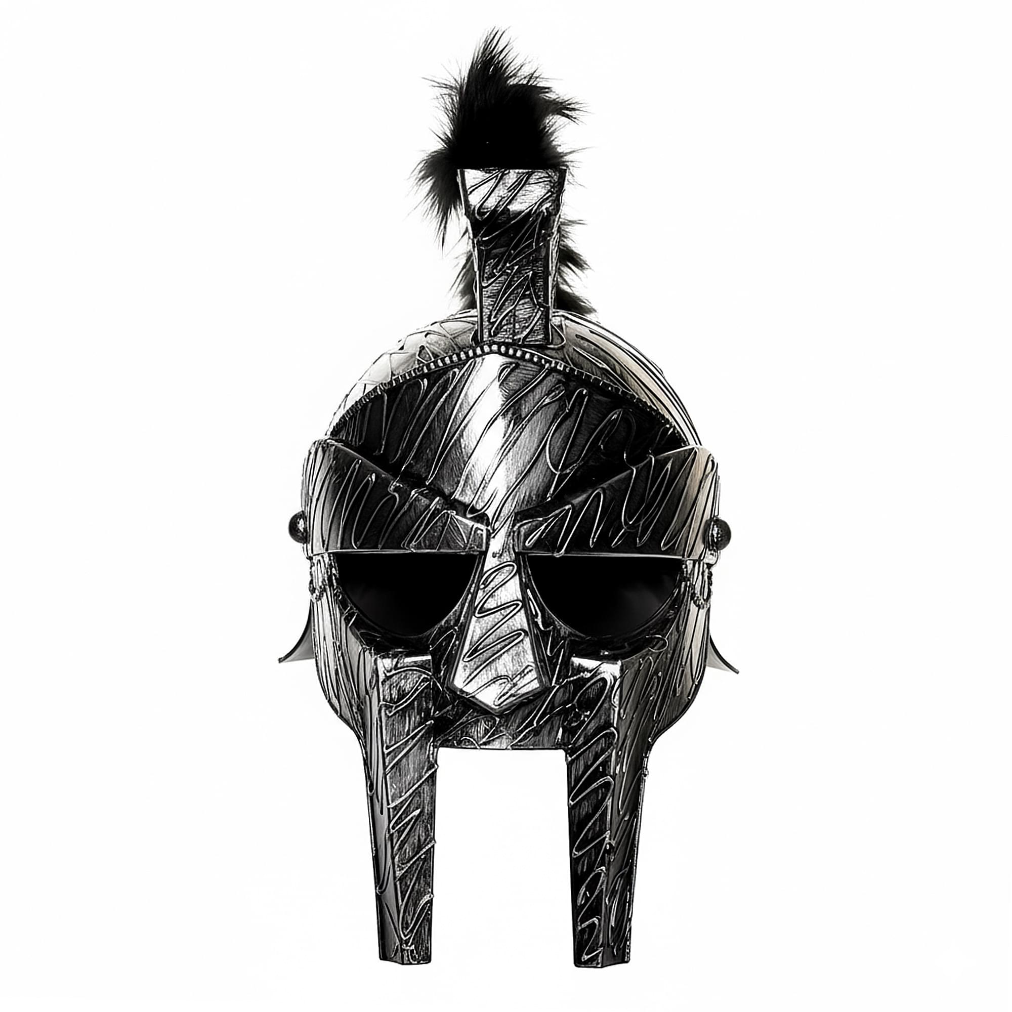 Evil Roman Gladiator Helmet Adult Costume Accessory