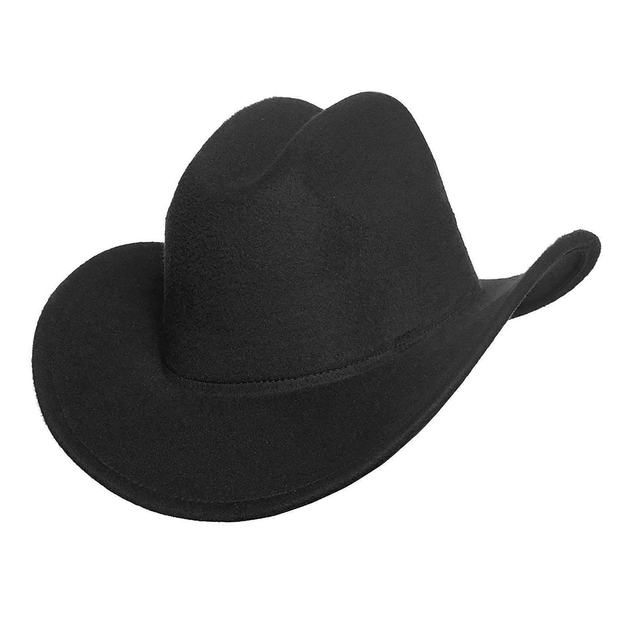 Cattleman Black Felt Adult Costume Cowboy Hat