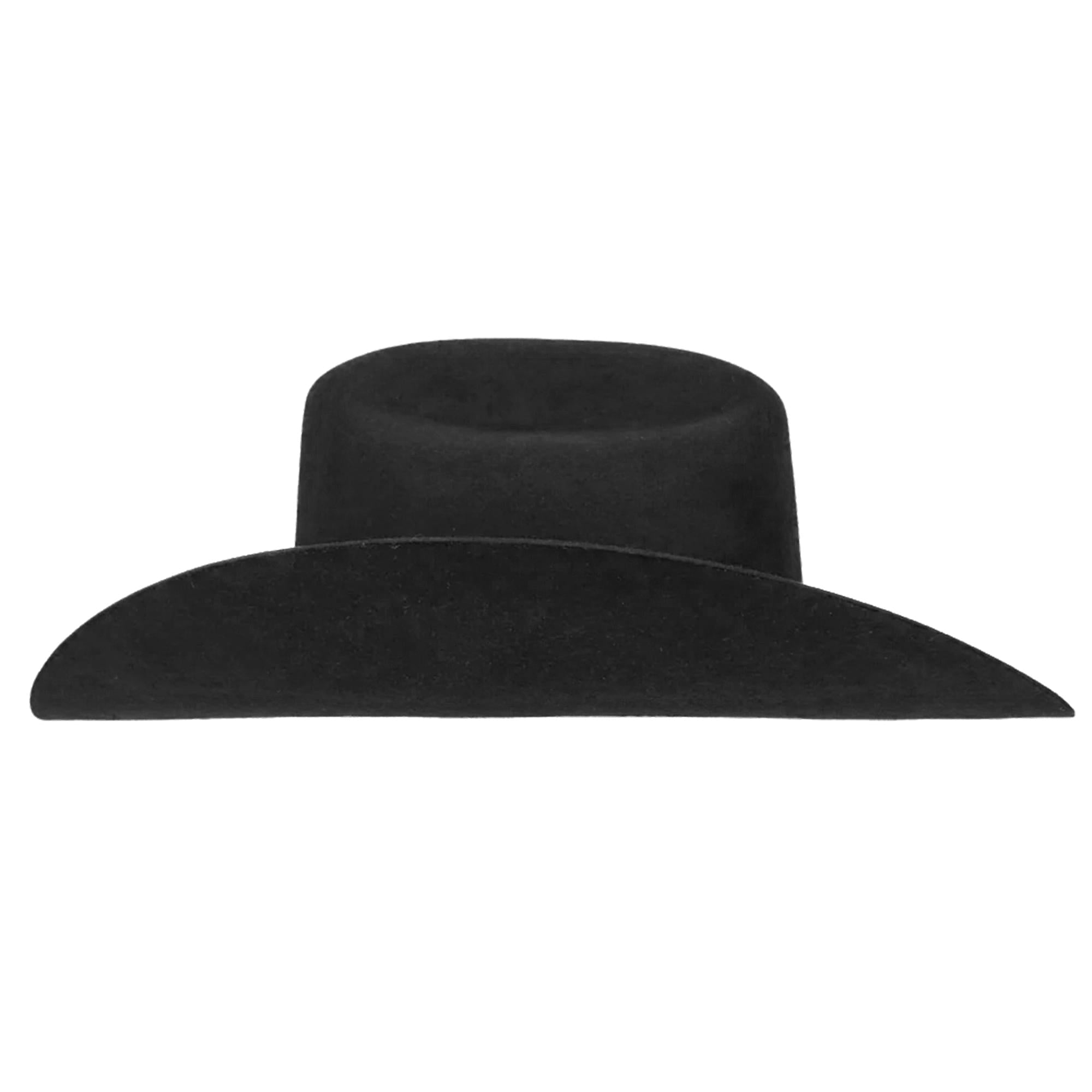 Cattleman Black Felt Adult Costume Cowboy Hat