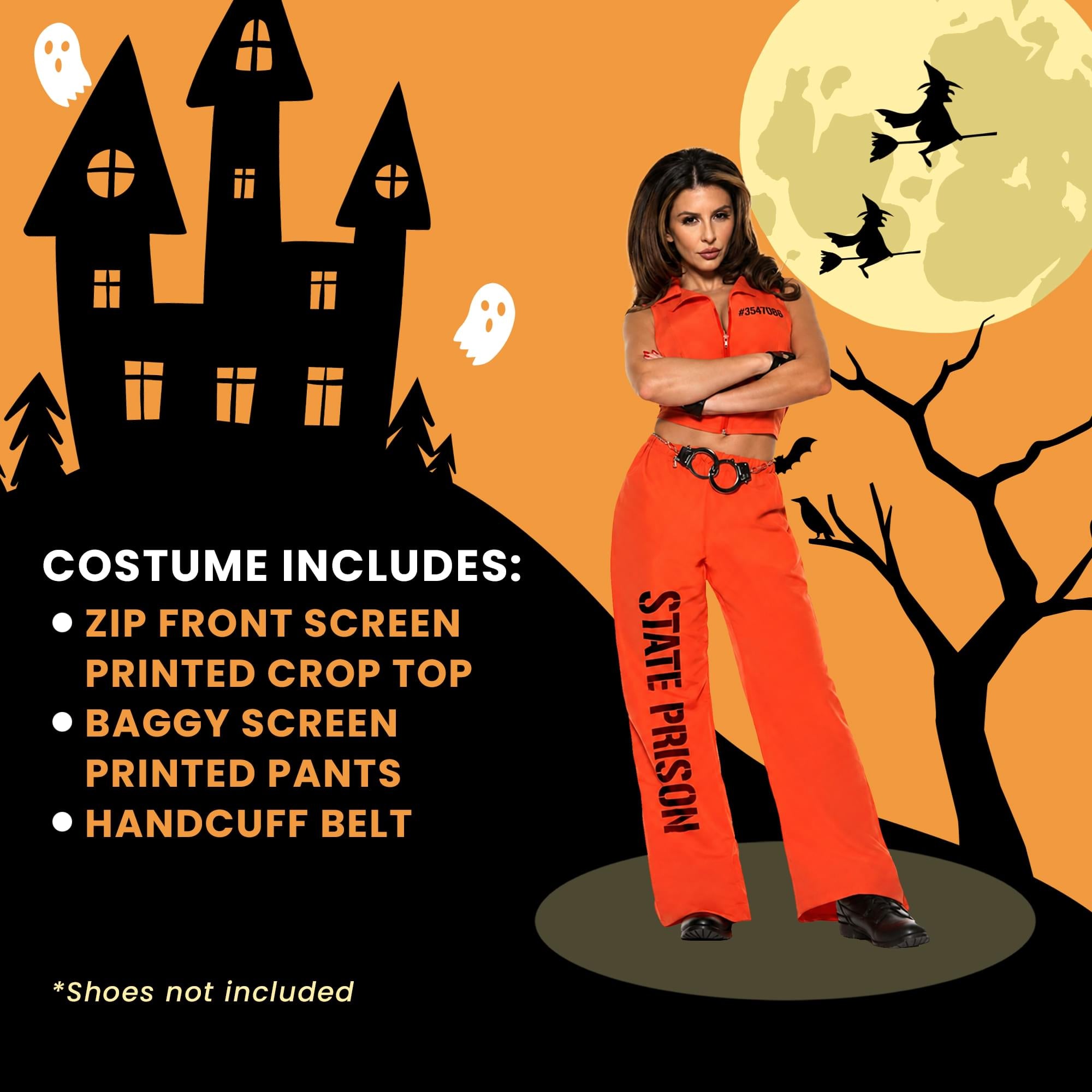 Guilty Prison Inmate Adult Costume