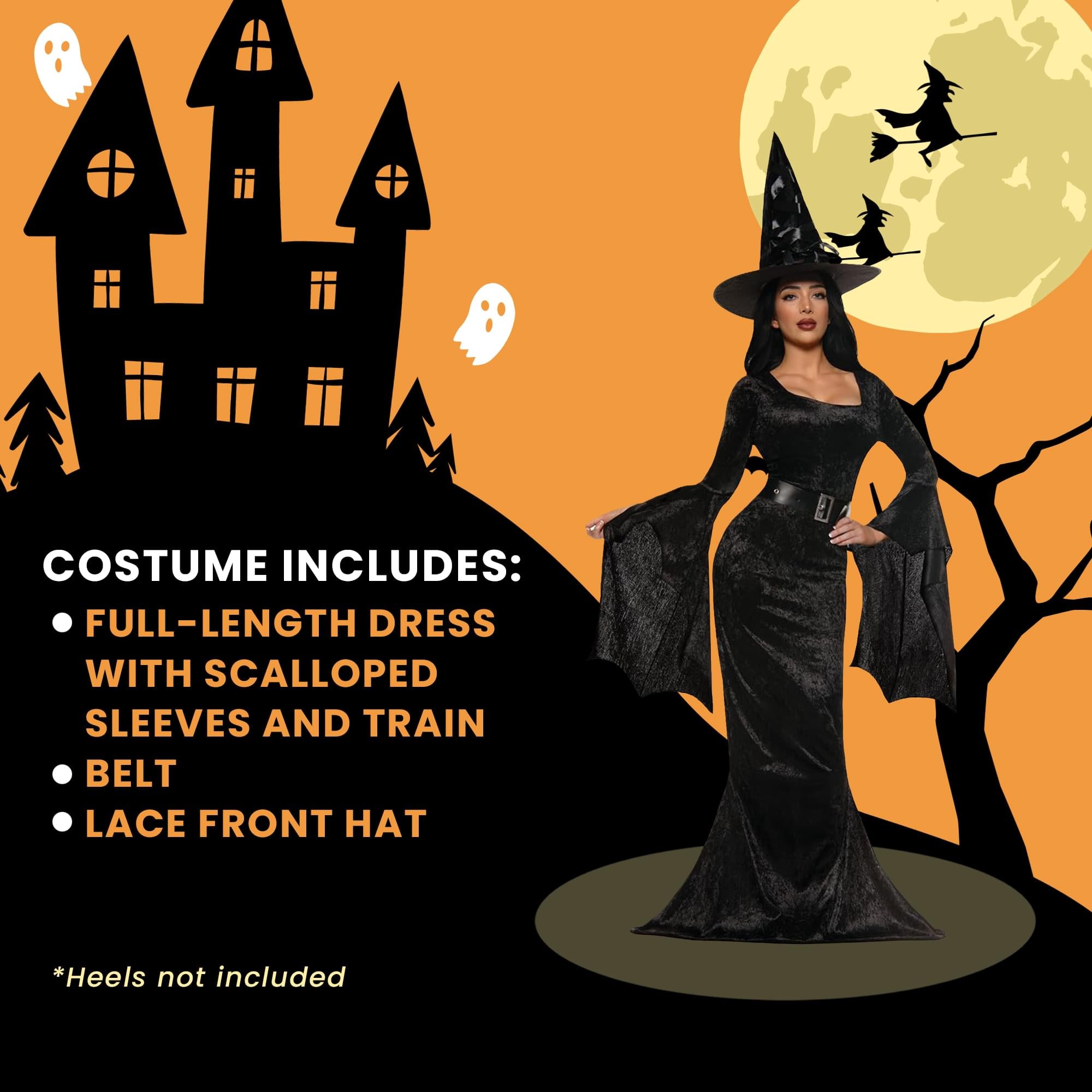 Midnight Witch Adult Costume