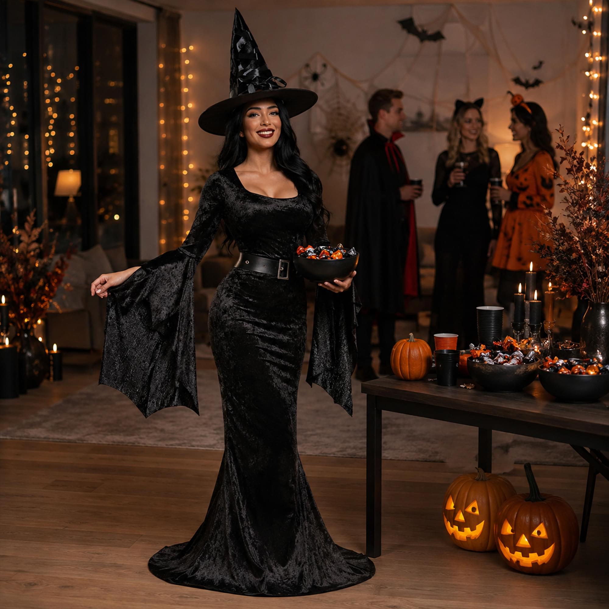 Midnight Witch Adult Costume