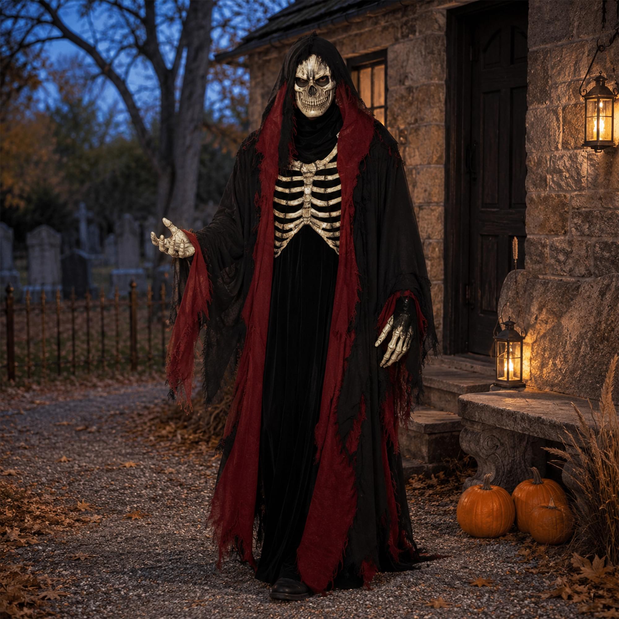 Red Bone Reaper Adult Costume