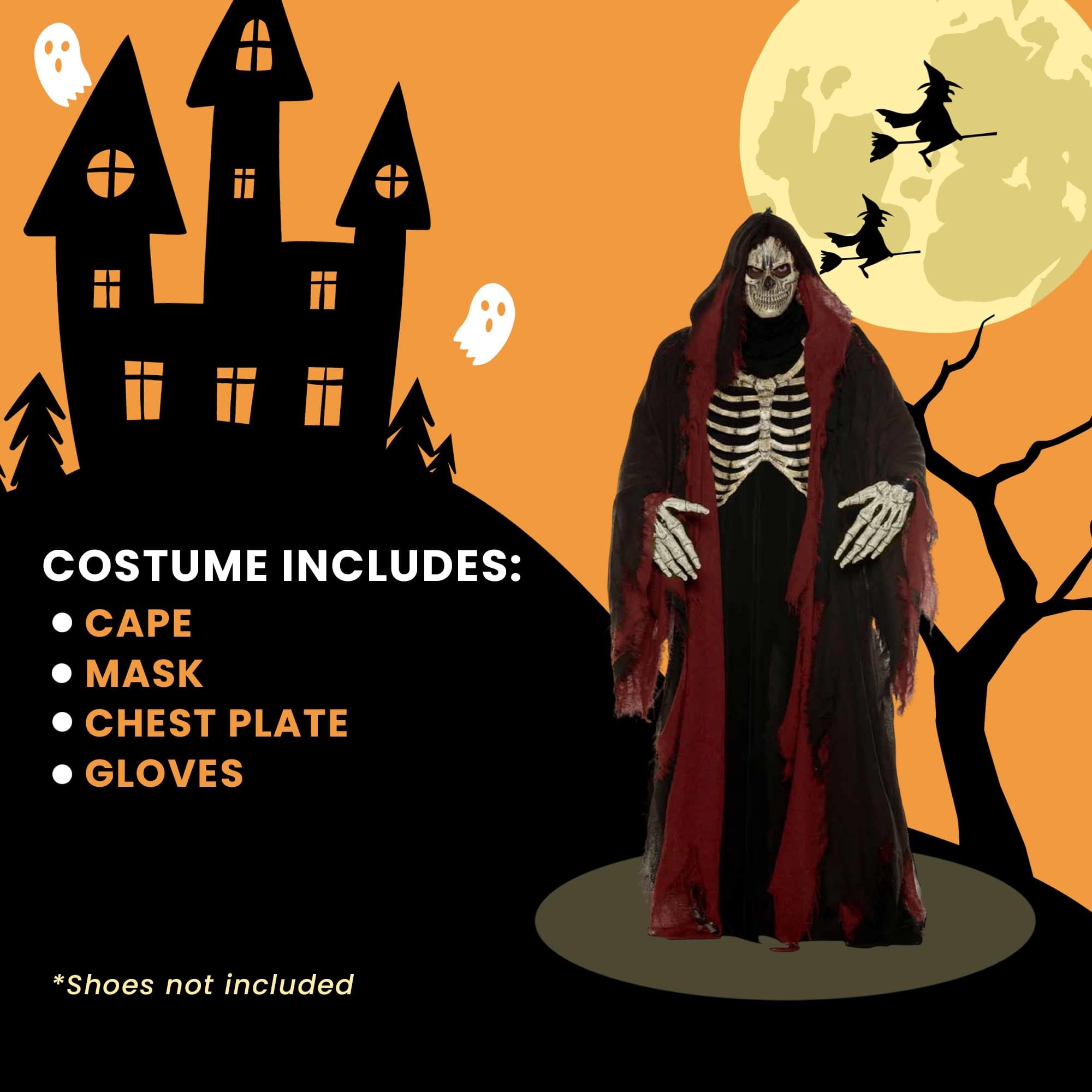 Red Bone Reaper Adult Costume