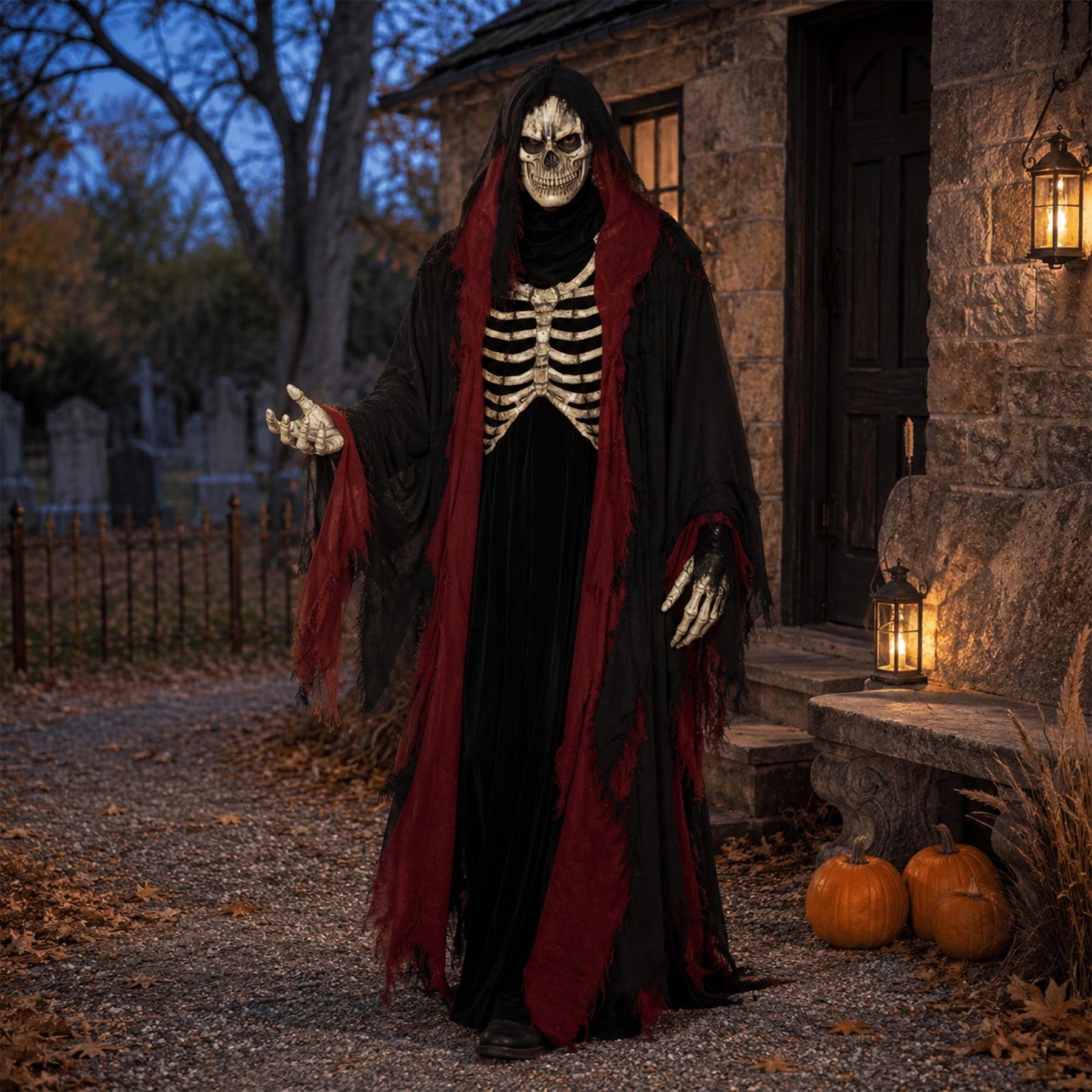 Red Bone Reaper Adult Costume