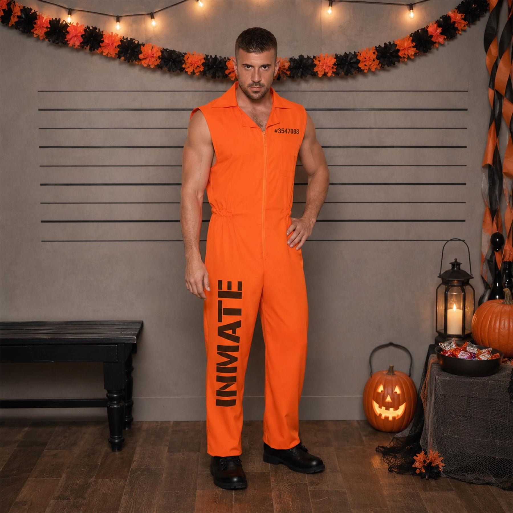 Inmate Adult Costume
