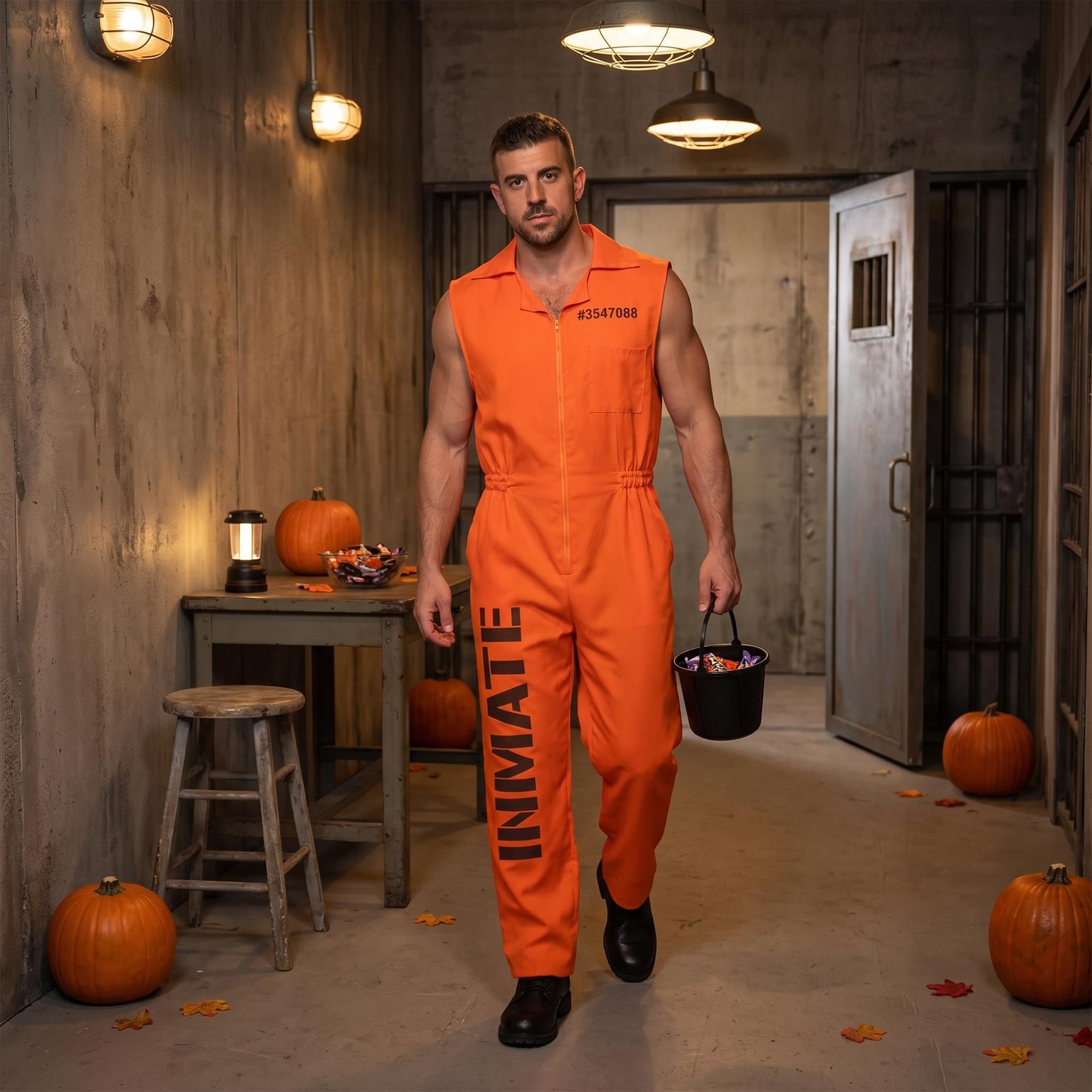 Inmate Adult Costume