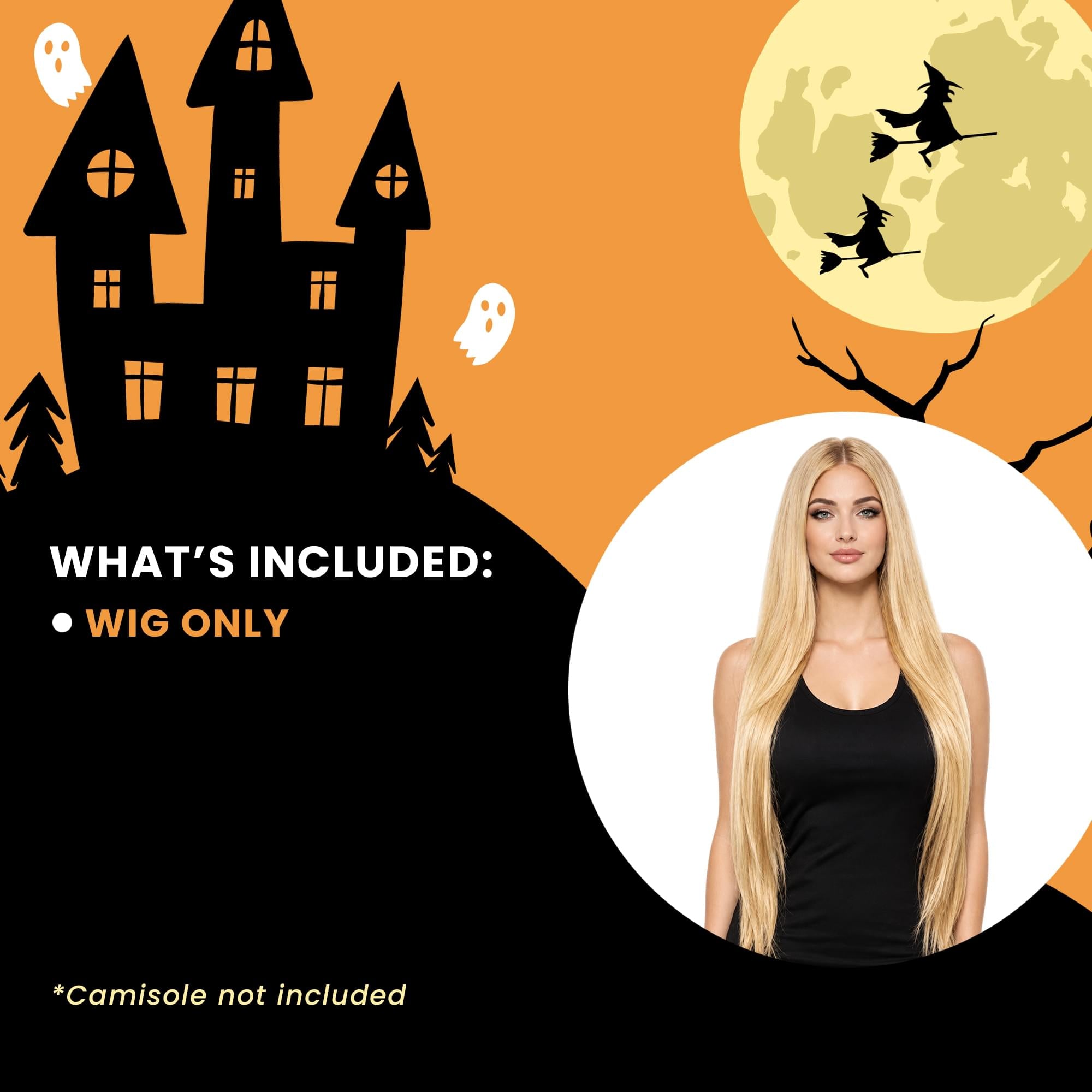 Straight Blonde Extra Long Adult Costume Wig | One Size