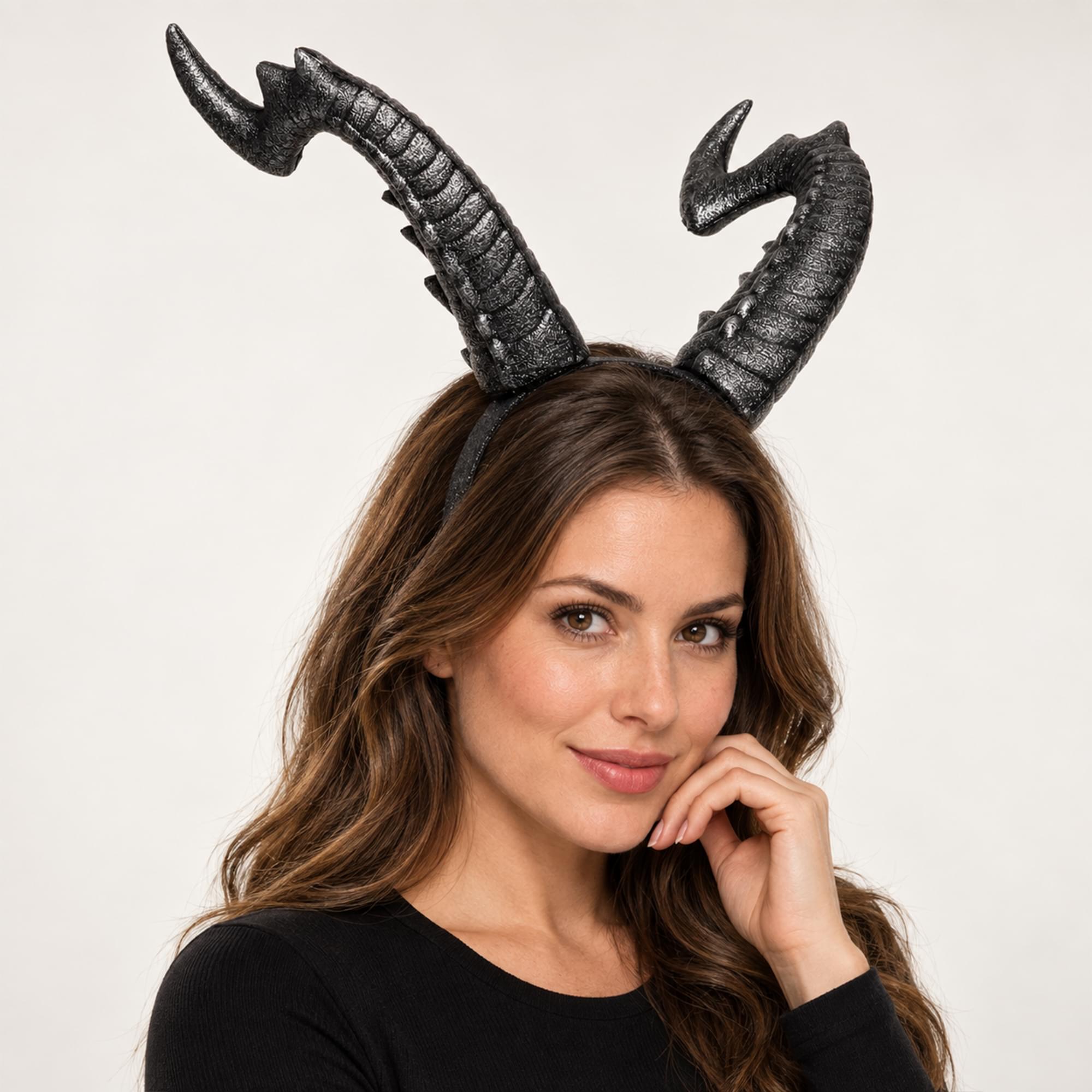 Dragon Horns Adult Costume Headband | One Size