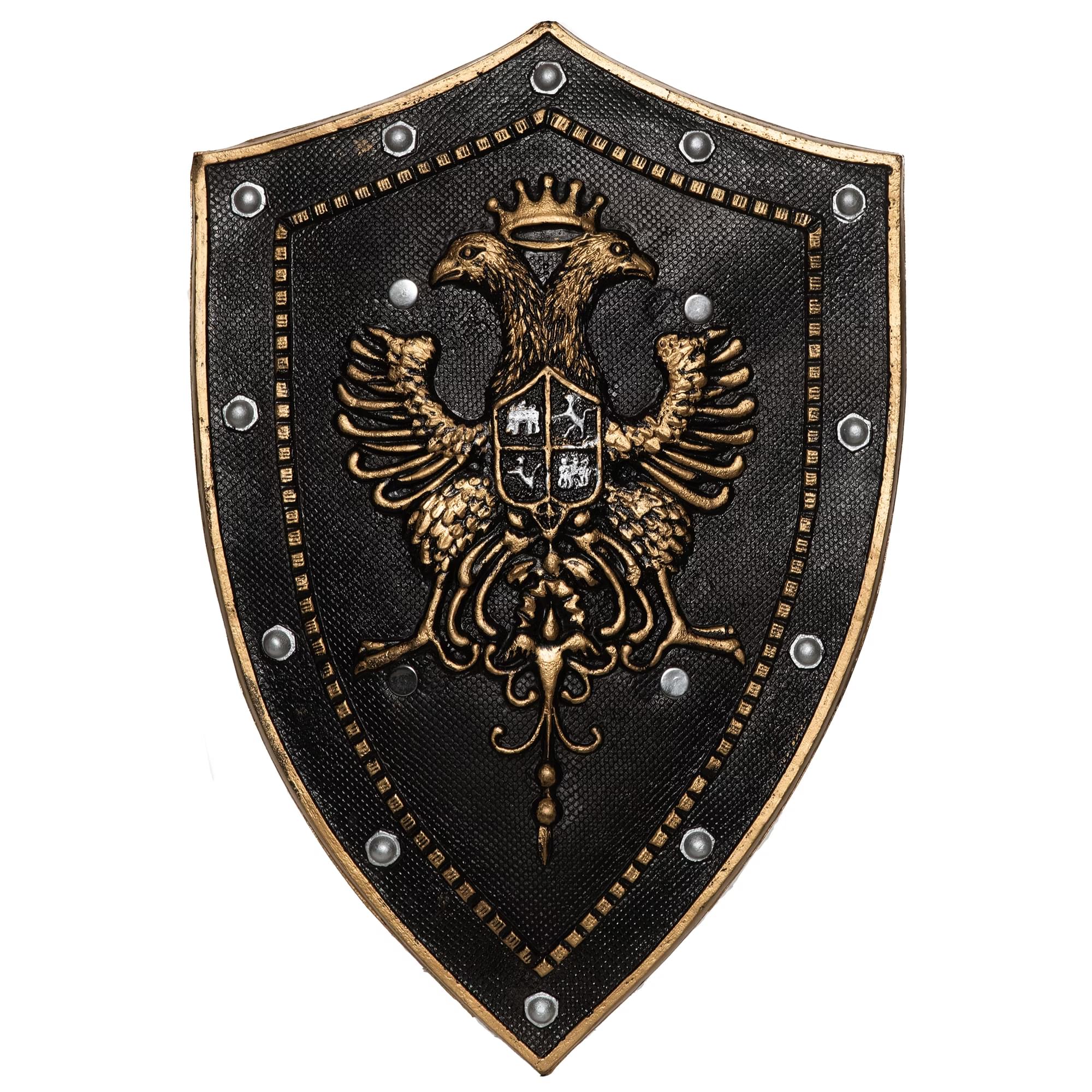 Black Shield with Double Eagle Adult Costume Accessory | One Size