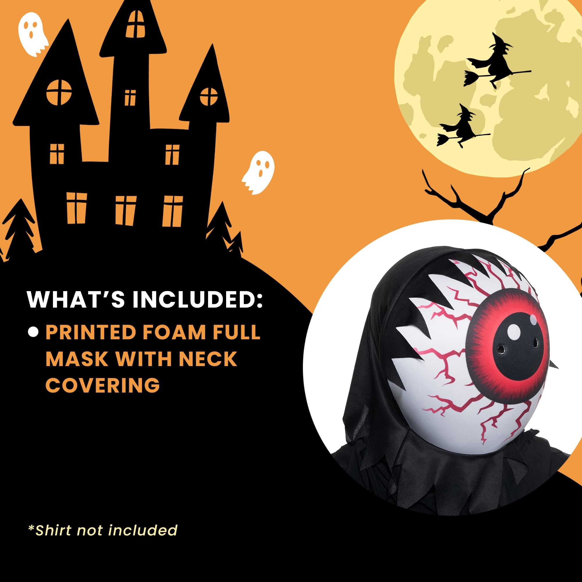 Eyeball Mask Adult Costume Accessory | One Size