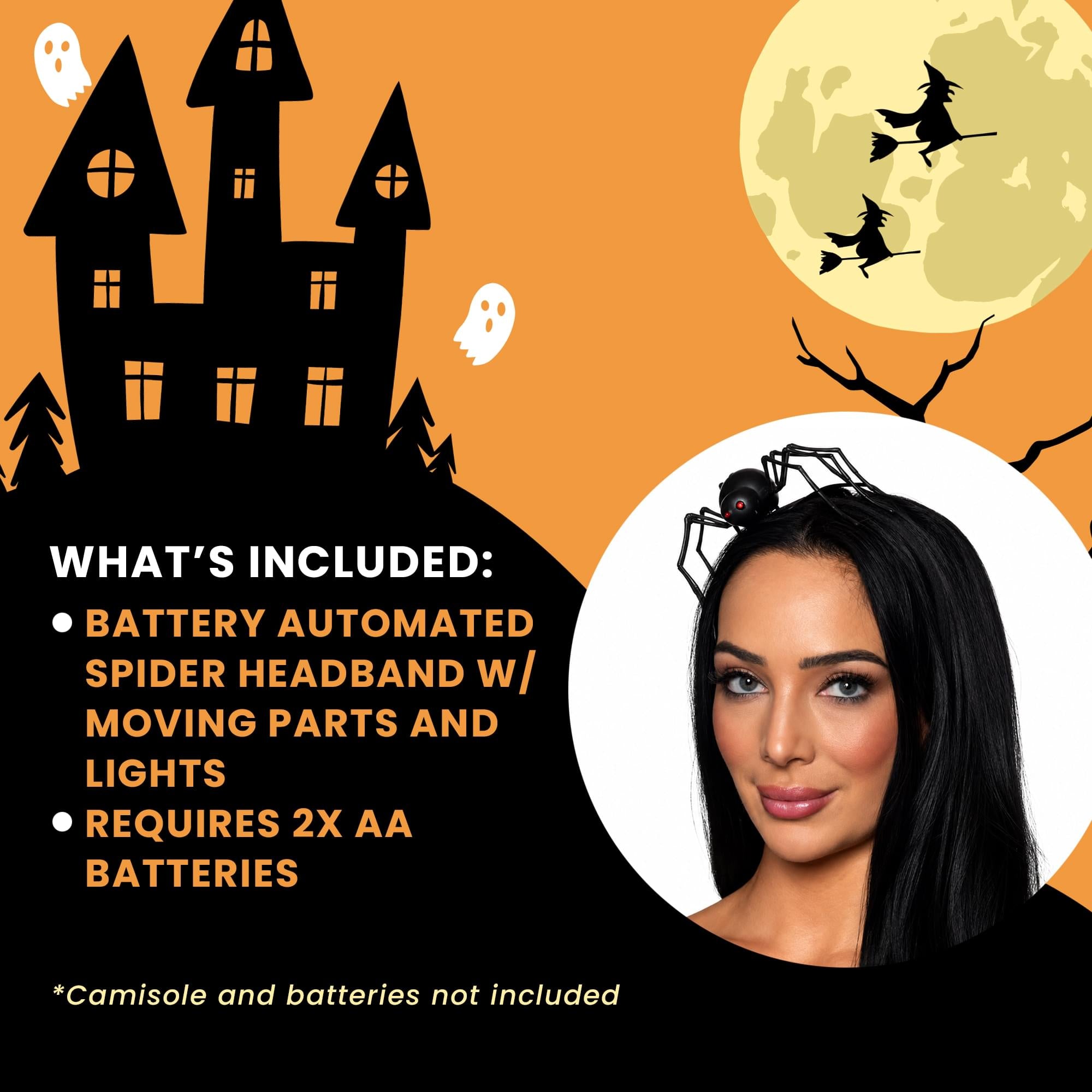 Automated Spider Adult Costume Headband | One Size