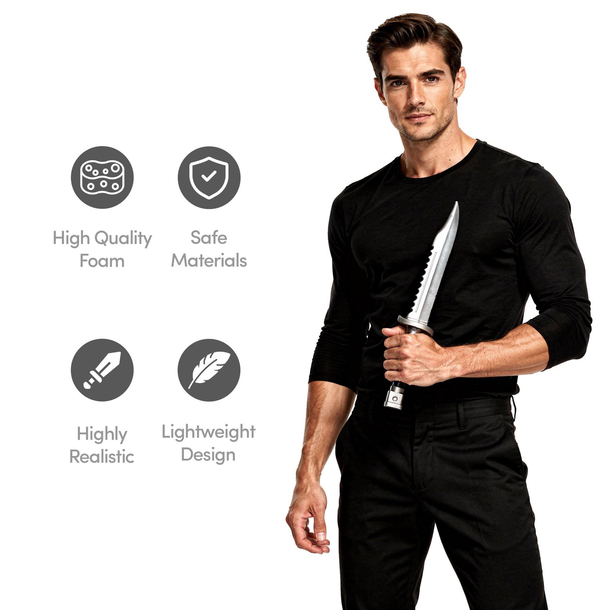 Bowie Knife 10-Inch Adult Costume Accessory