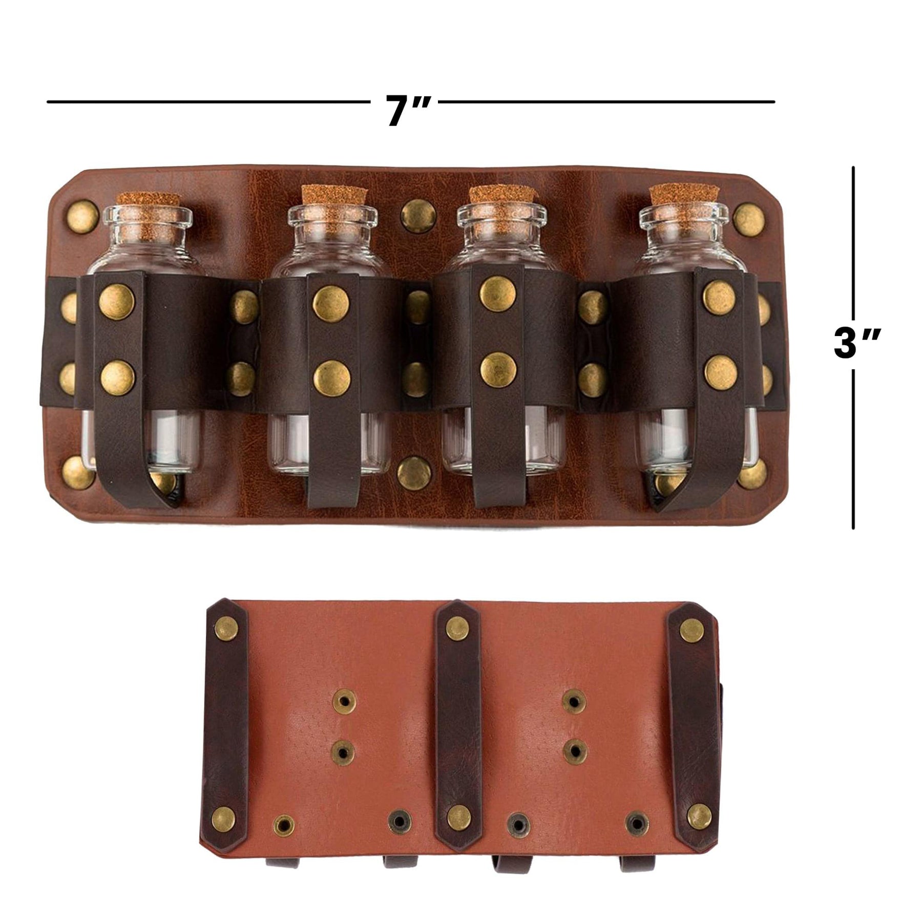 Four Bottle Holster Adult Costume Accessory | One Size