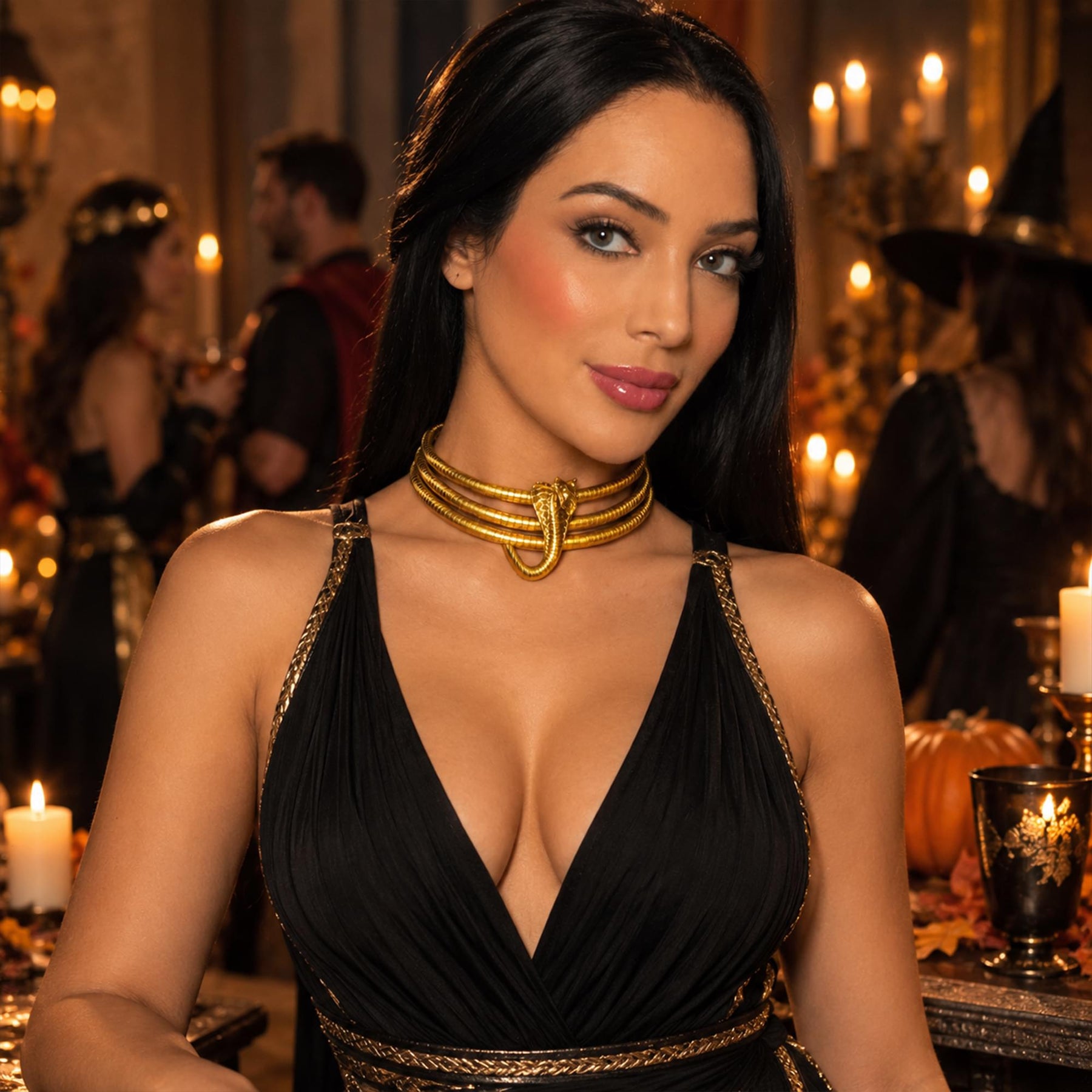 Cobra Wrap Necklace and Arm Band Adult Costume Accessory