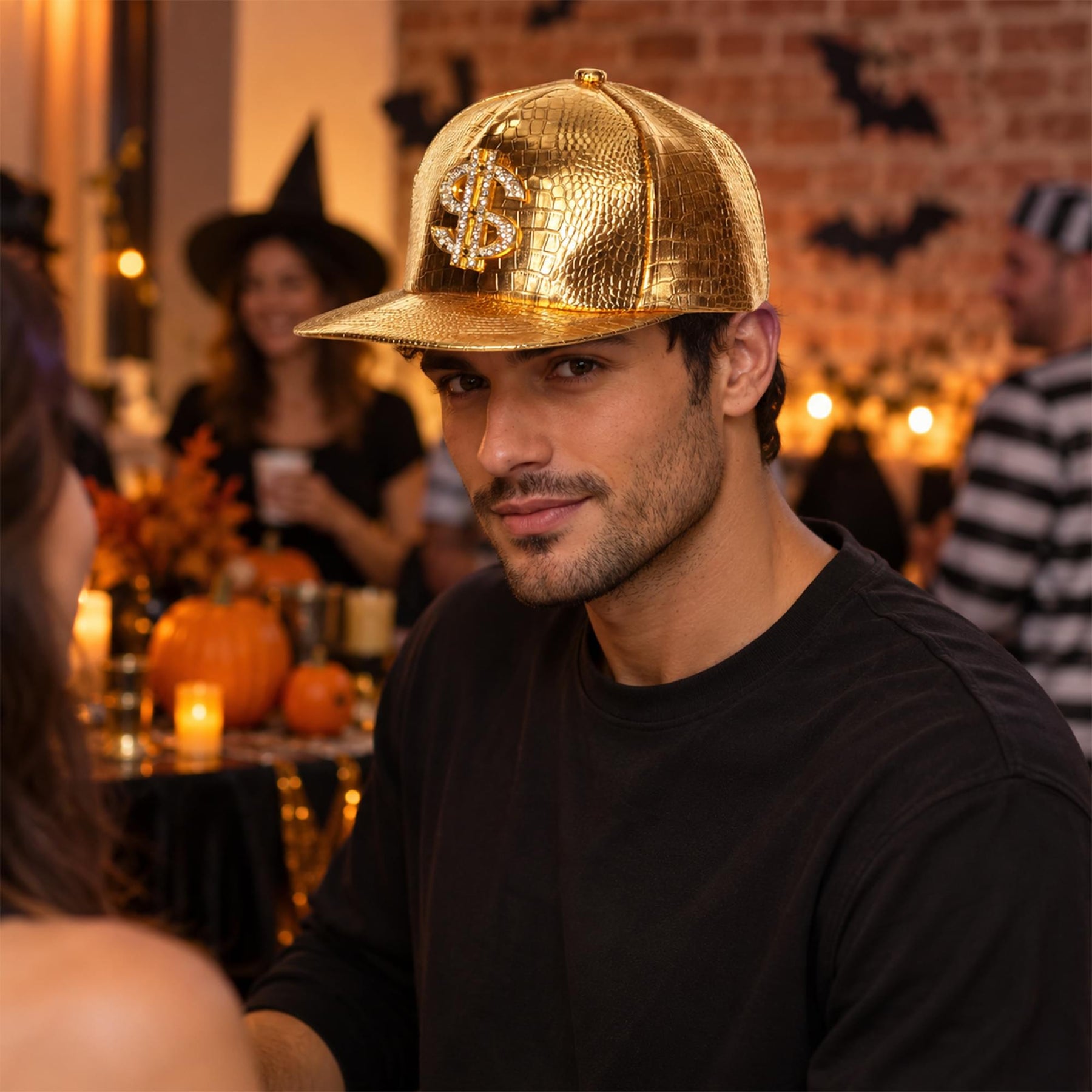 Hip Hop Metallic Hat Adult Costume Accessory | One Size