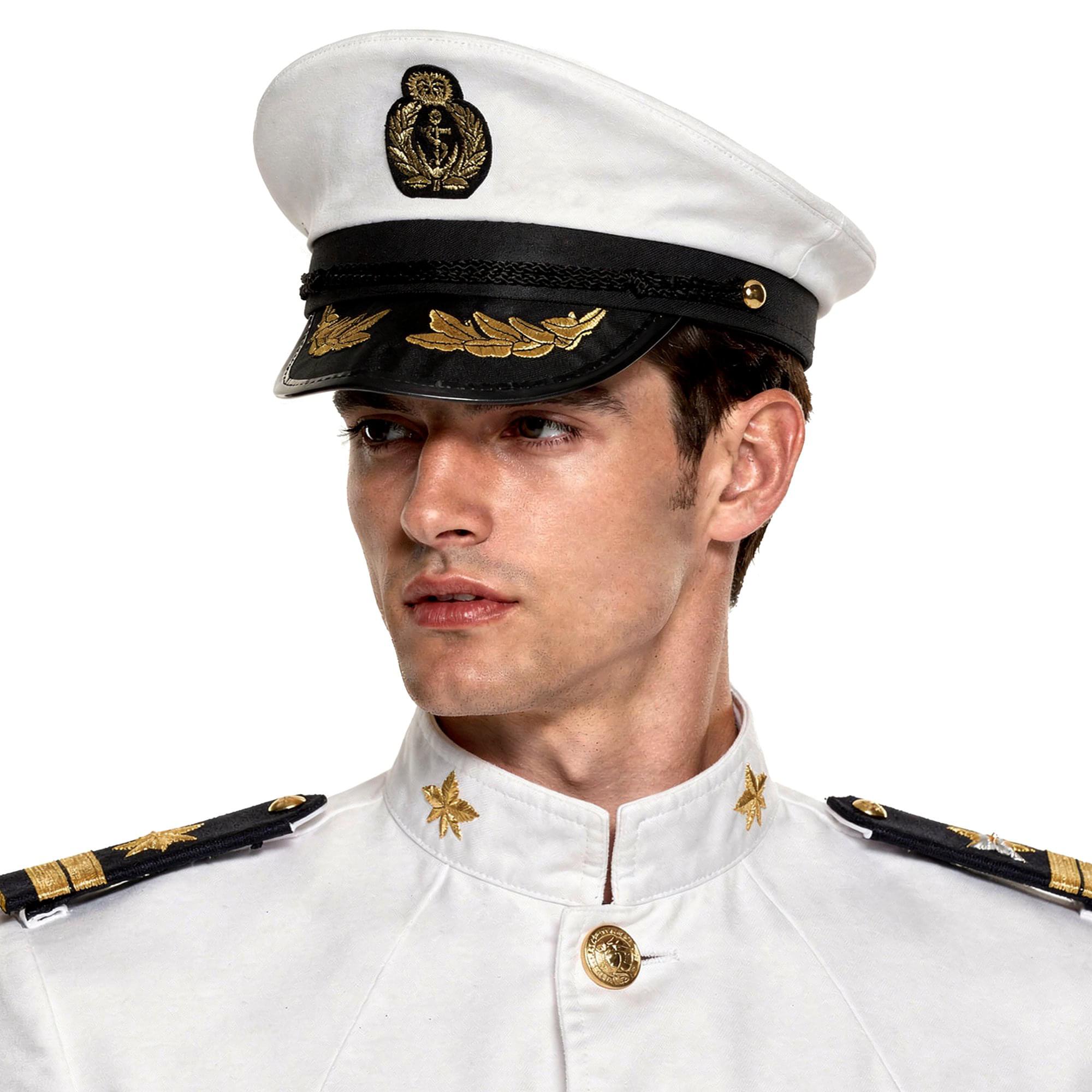Admiral Hat Adult Costume Accessory | One Size