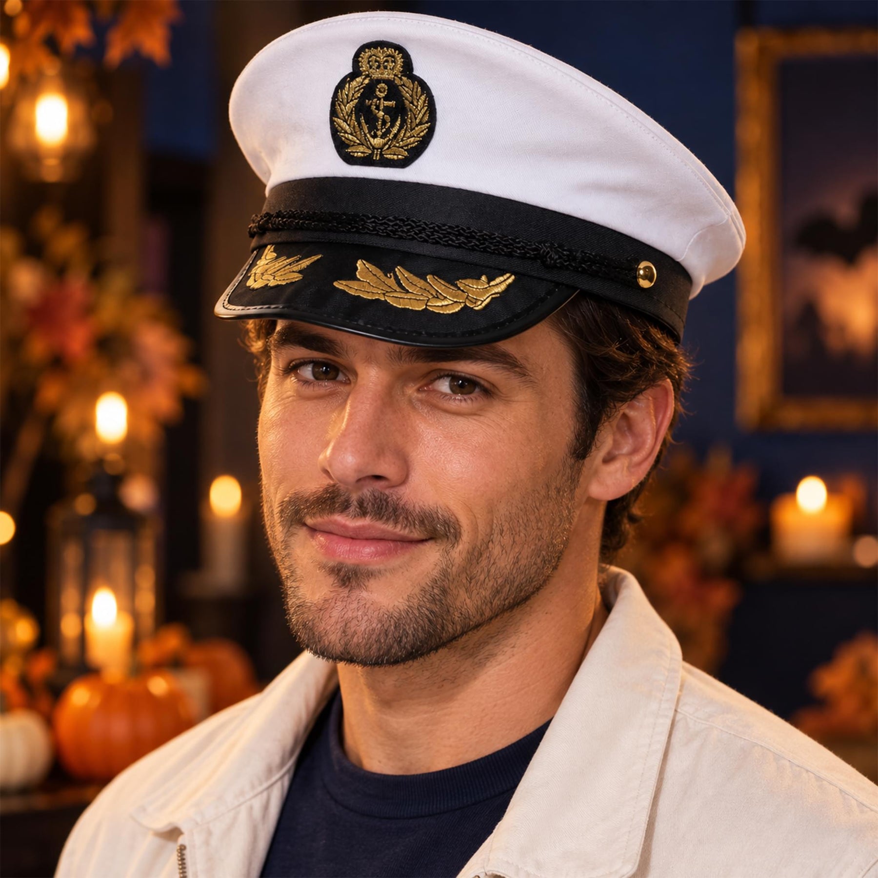 Admiral Hat Adult Costume Accessory | One Size