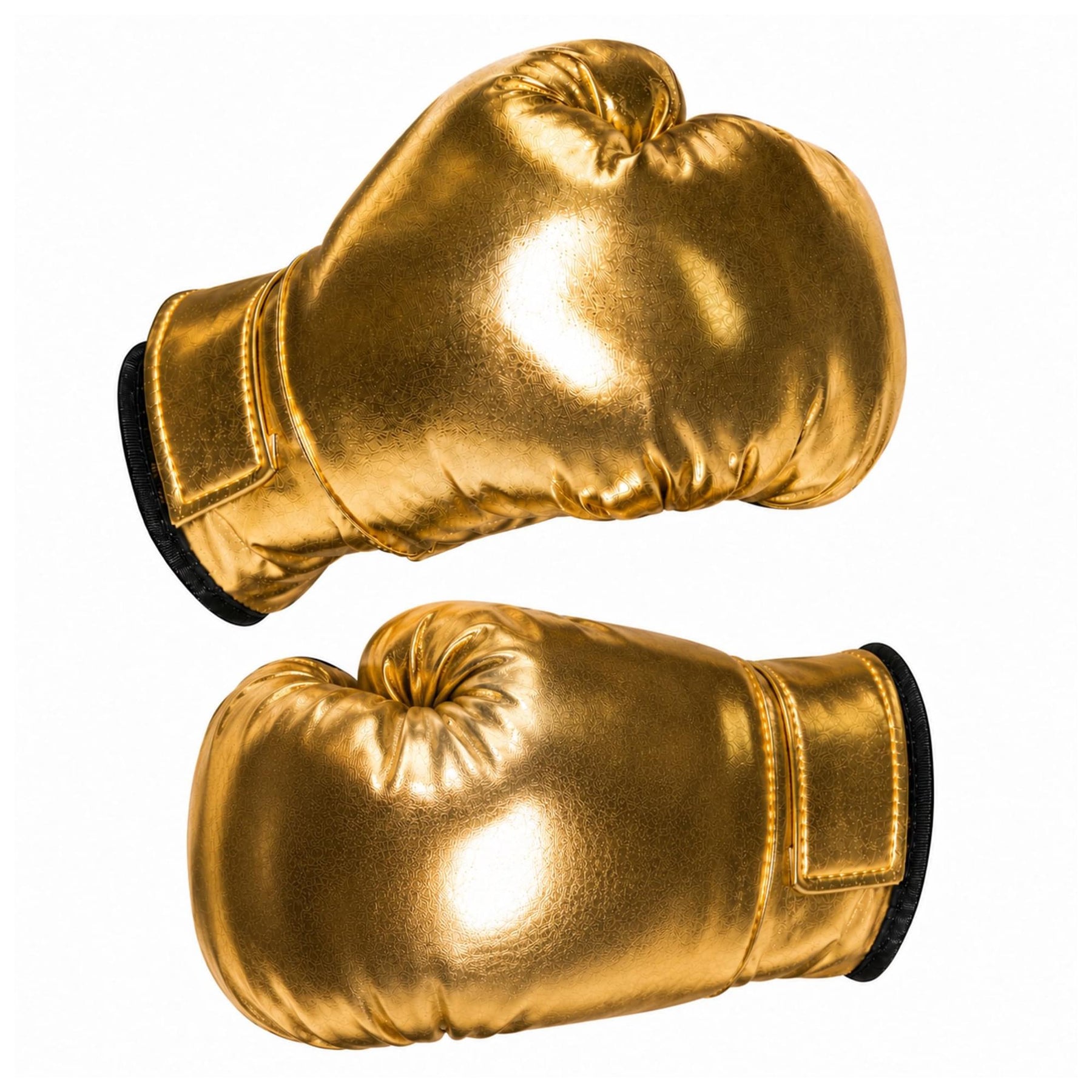Gold Boxing Gloves Adult Costume Accessory | One Size