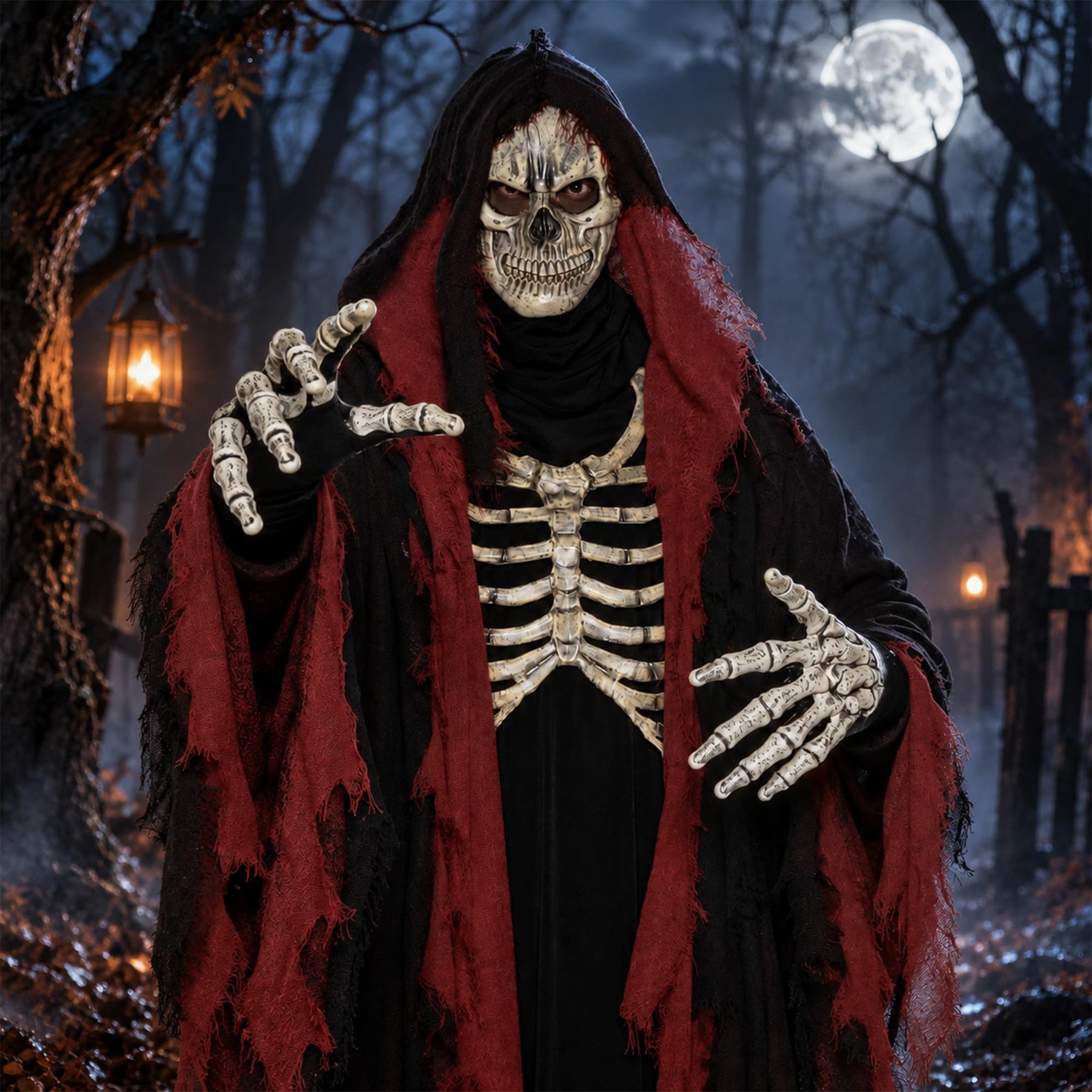 Skeleton Hands Adult Costume Accessory | One Size