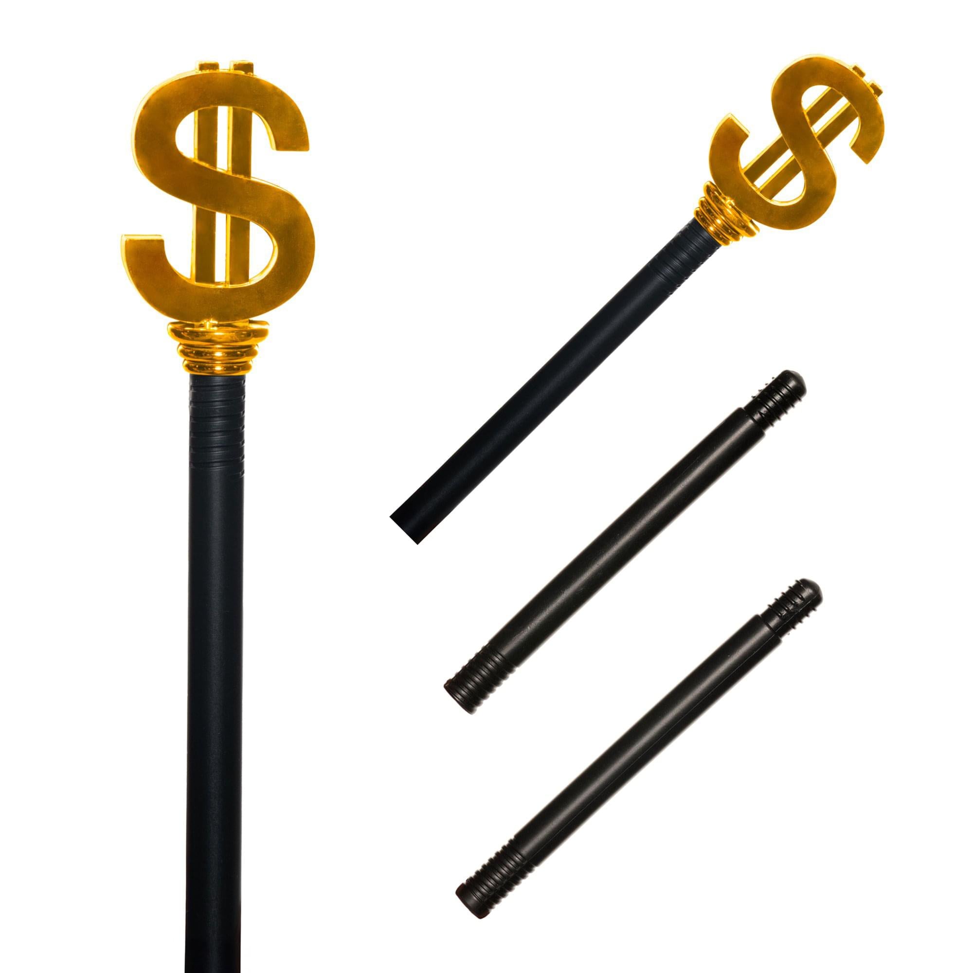 Pimp Dollar Sign Cane Adult Costume Accessory