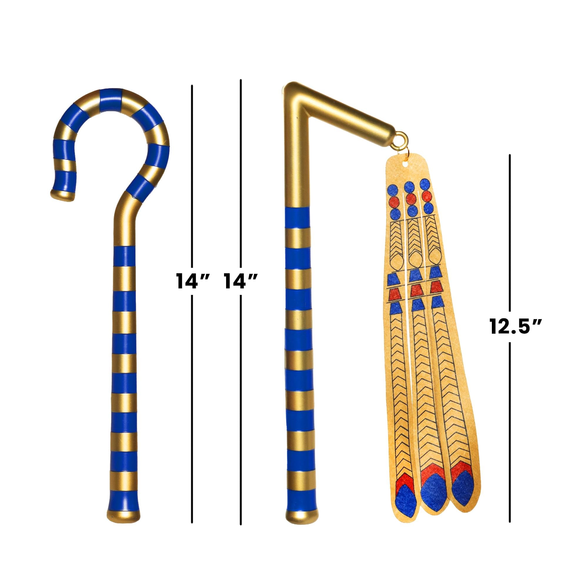 Egyptian Crook and Flail Adult Costume Accessory | One Size
