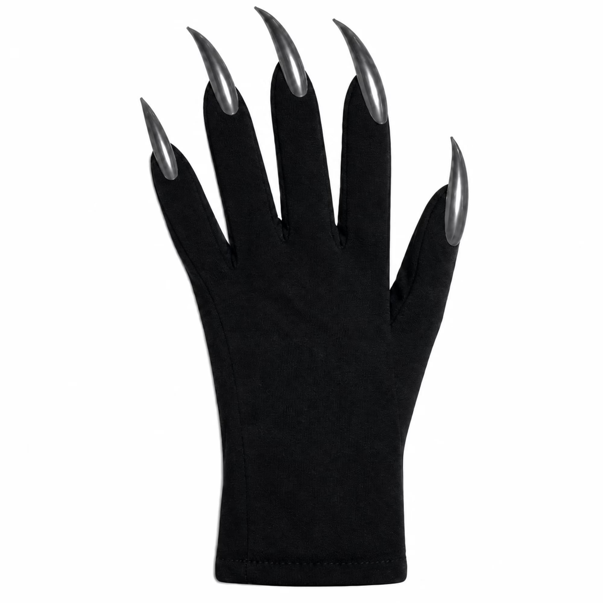 Silver Claw Gloves Adult Costume Accessory | One Size