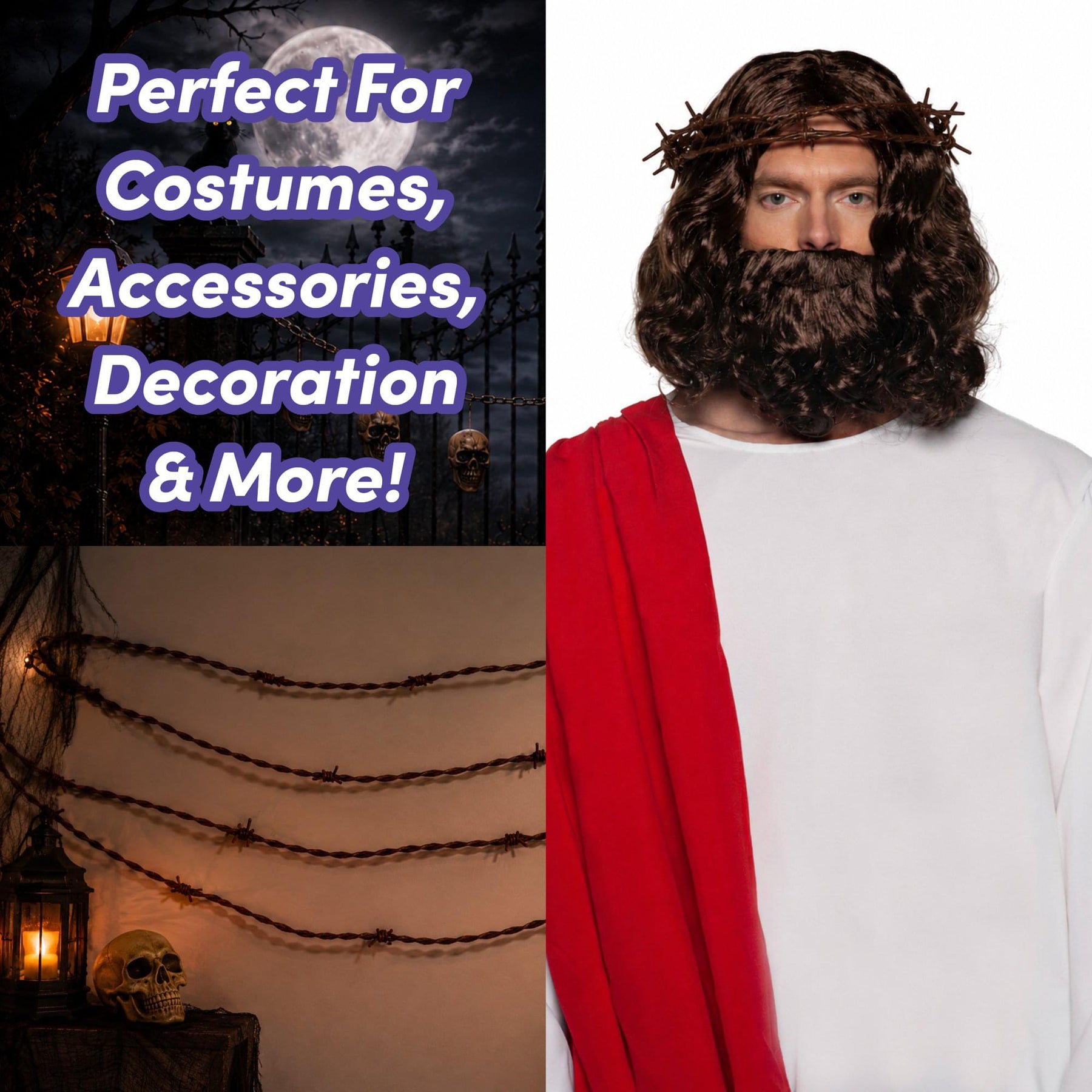 Barbed Wire Halloween Decoration | One Spool