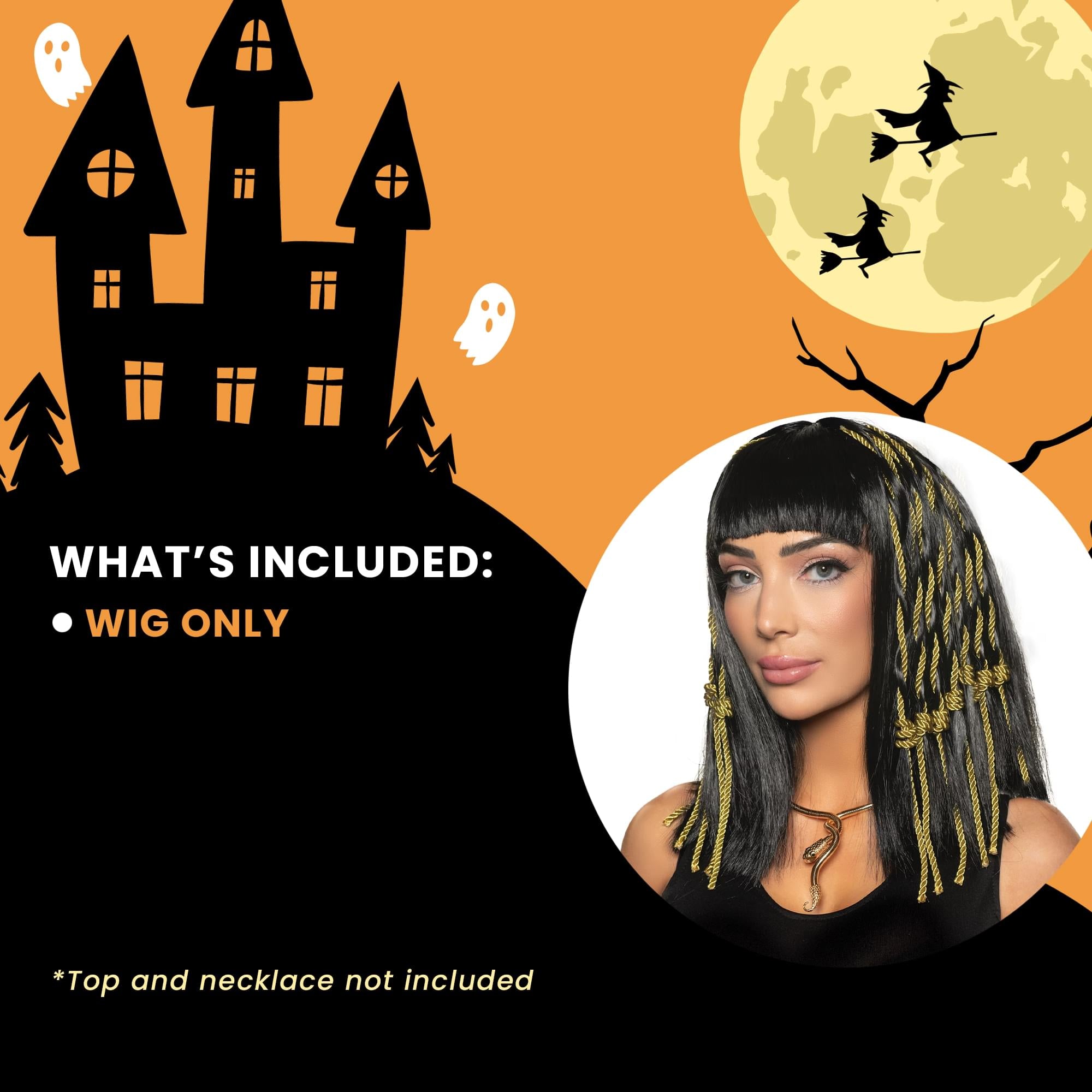 Cleopatra Adult Costume Wig | One Size
