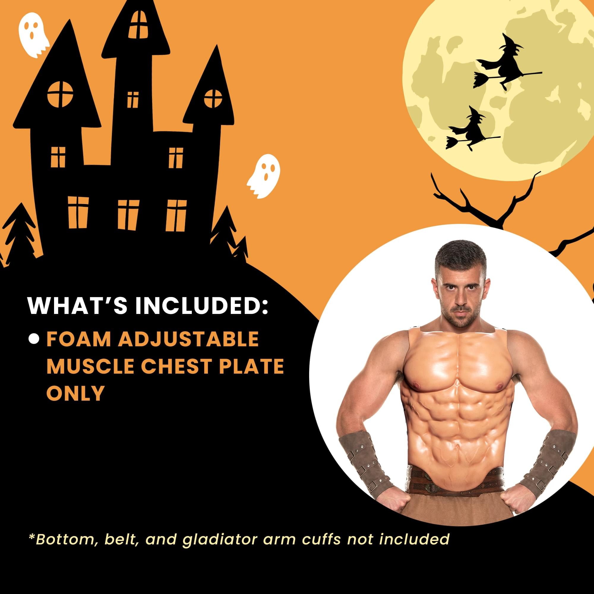 Muscle Chest Plate Adult Costume Accessory