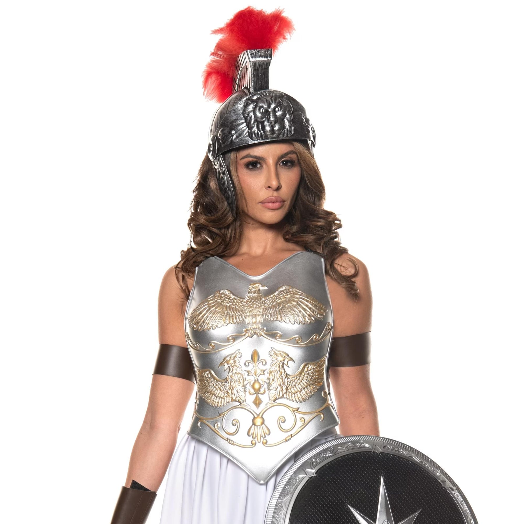 Women's Chest Plate Warrior Adult Costume Accessory
