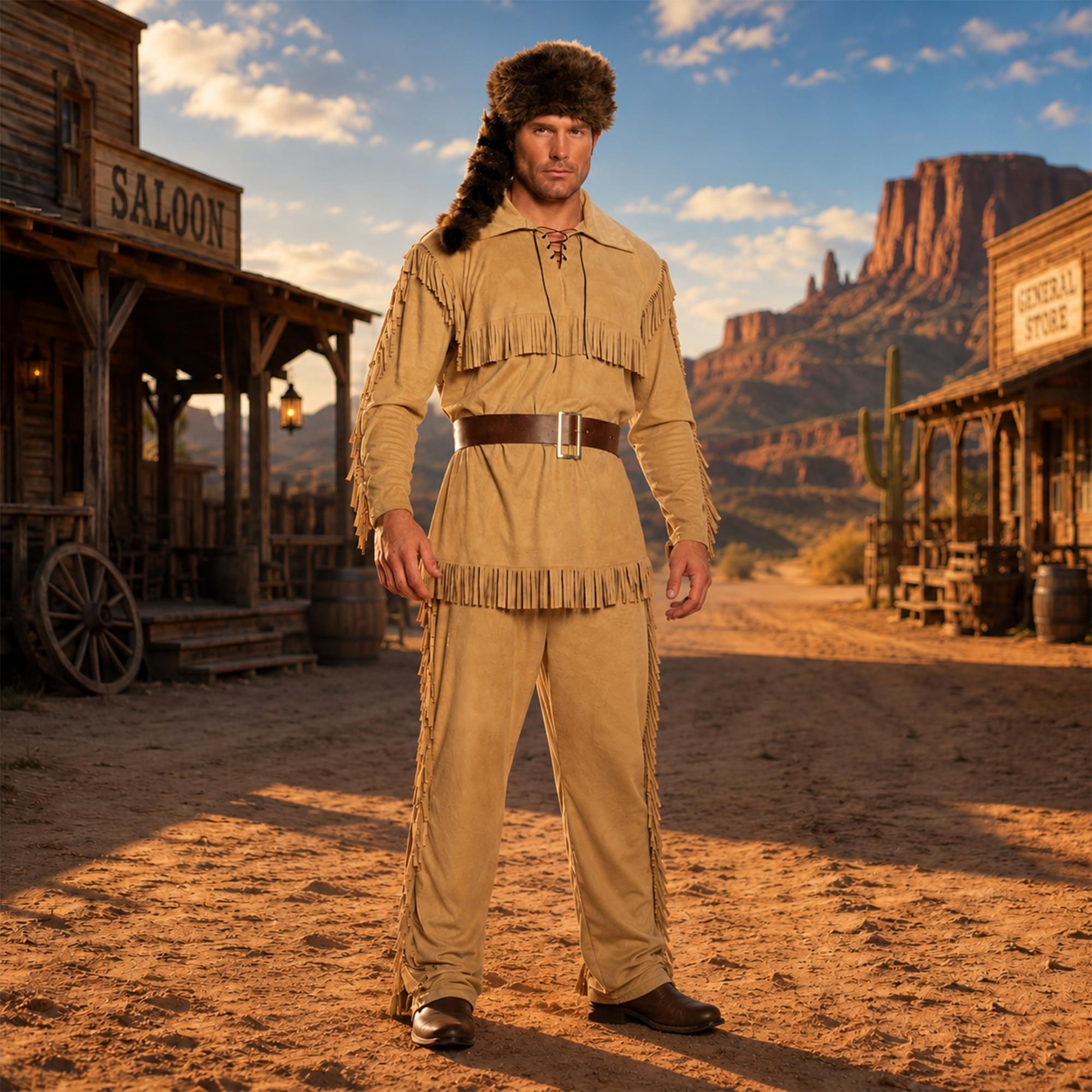 Mountain Man Cap Adult Costume Accessory | One Size