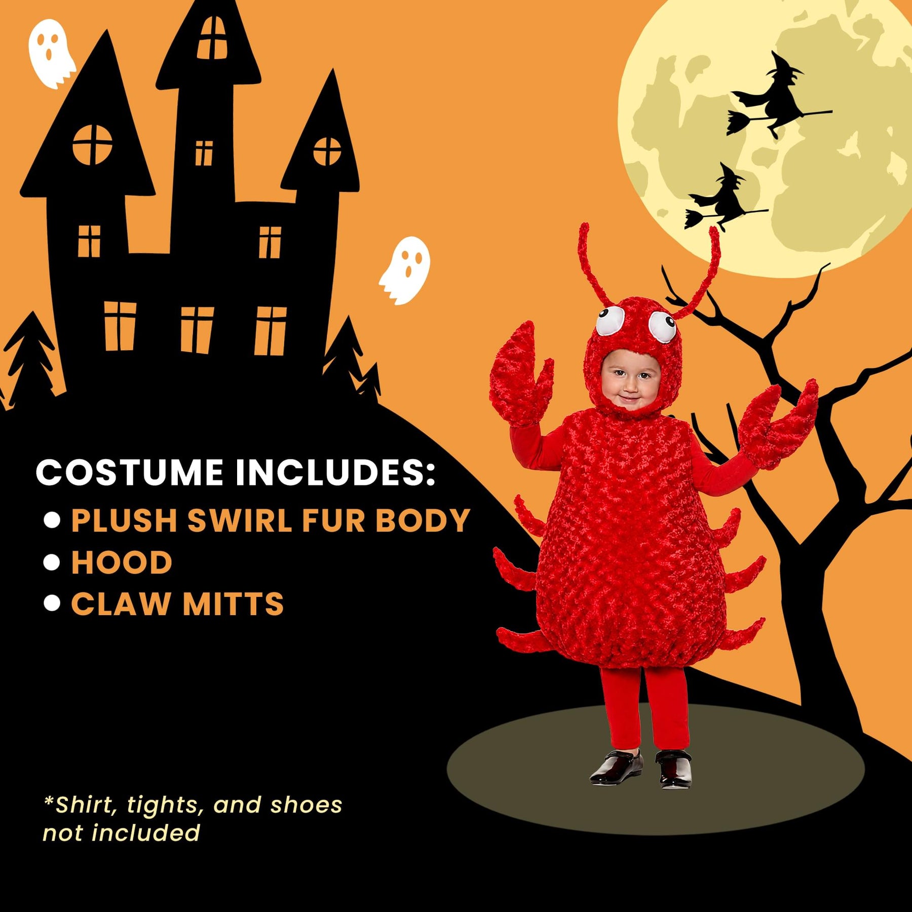 Belly Babies Lobster Child Toddler Costume
