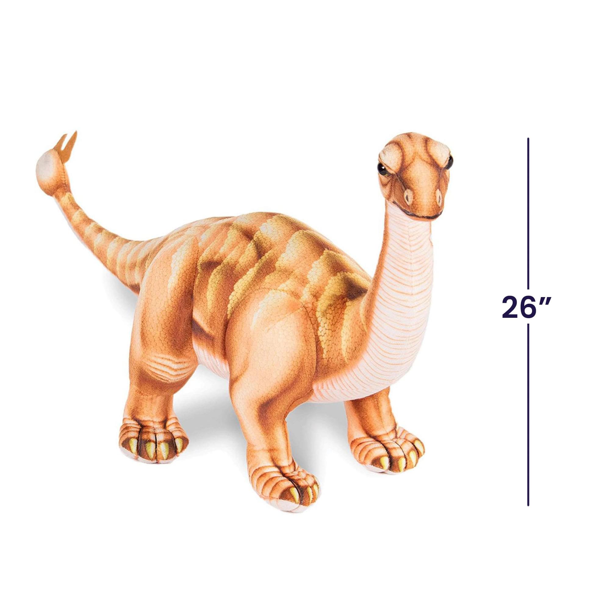 Real Planet Shunosaurus Brown 26 Inch Realistic Soft Plush