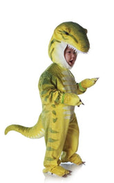 Green T-Rex Plush Costume Child Baby