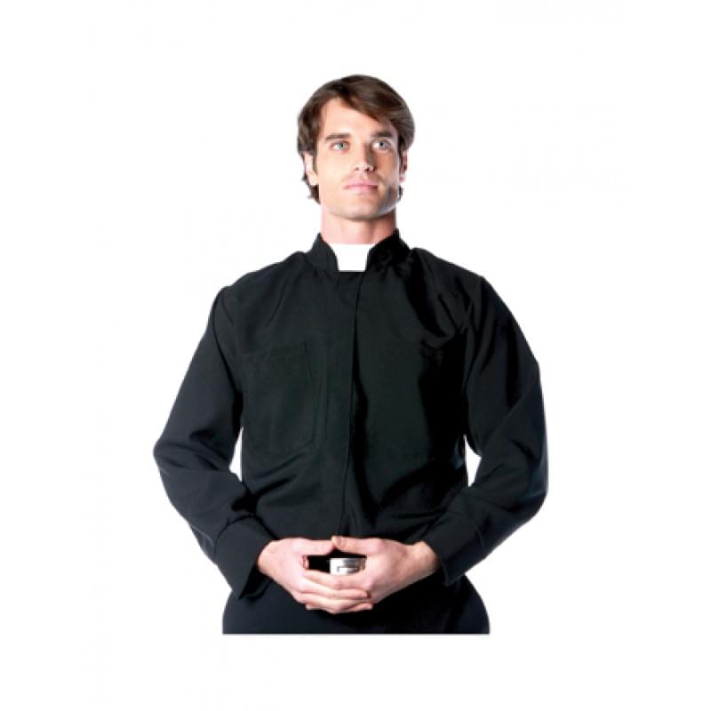 Priest Long Sleeve Adult Costume Shirt