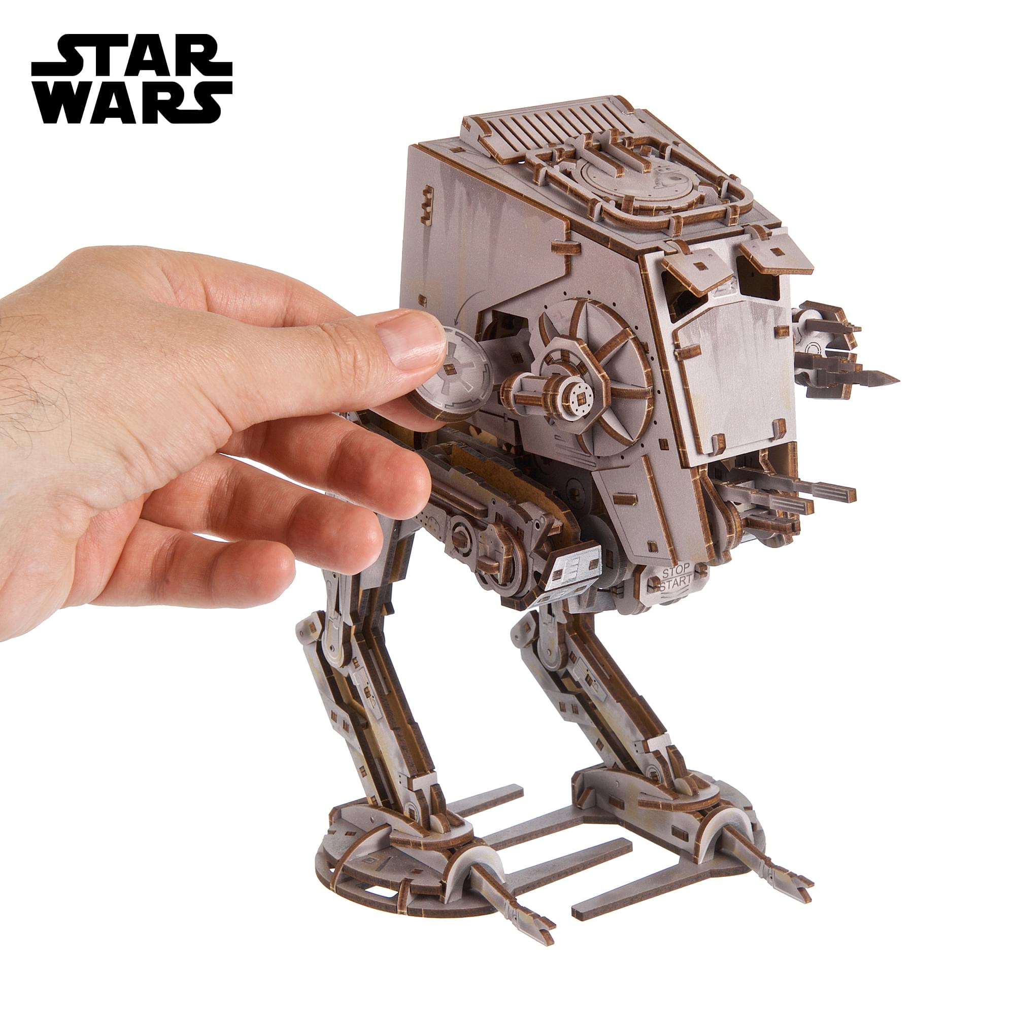 Star Wars AT-ST Walker 3D Wooden Puzzle Mechanical Model Kit