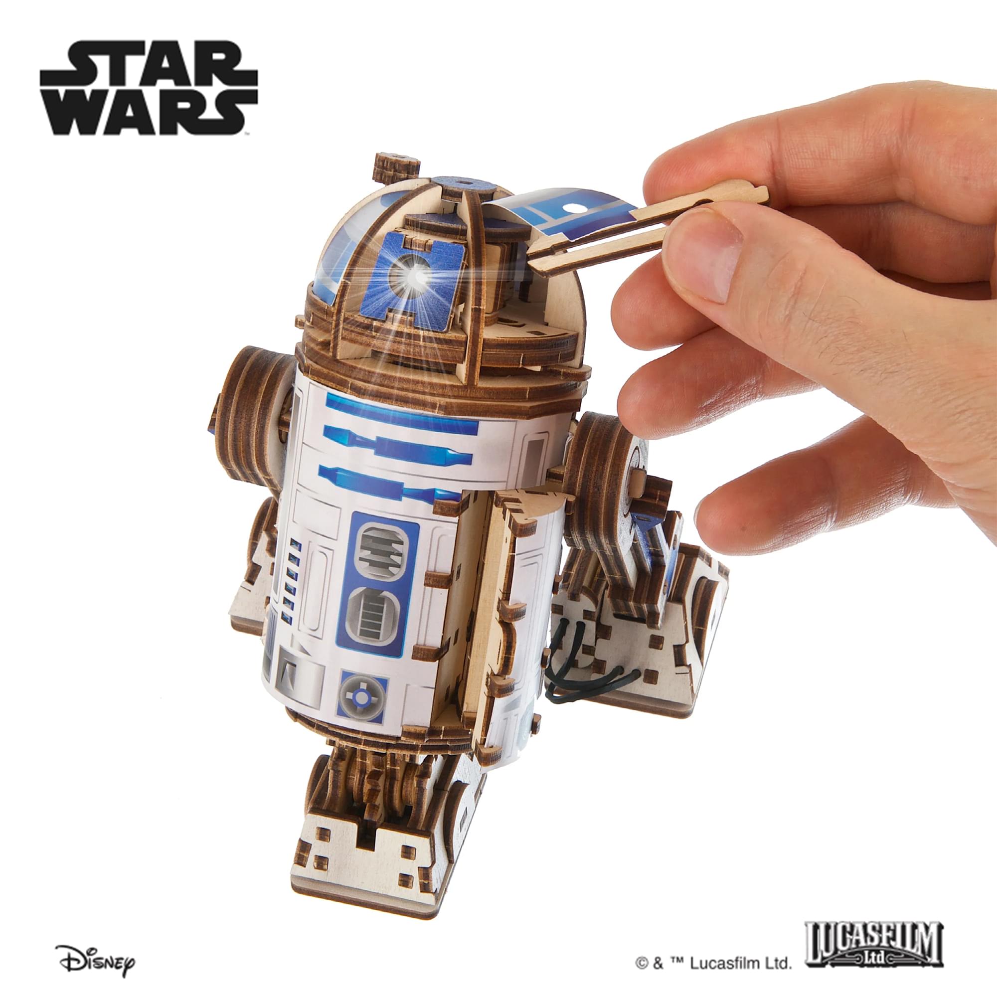 Star Wars R2-D2 3D Wooden Puzzle Mechanical Model Kit