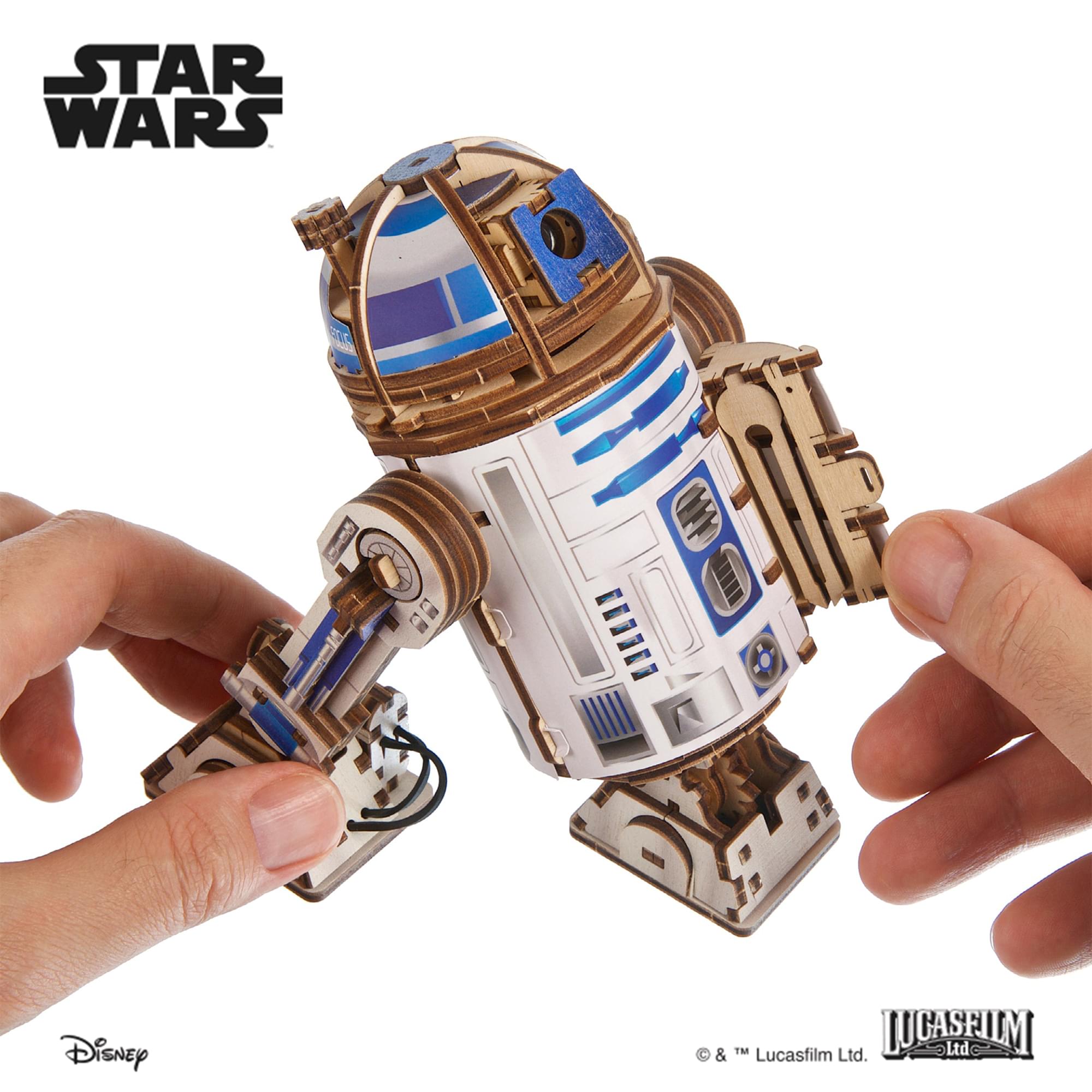 Star Wars R2-D2 3D Wooden Puzzle Mechanical Model Kit