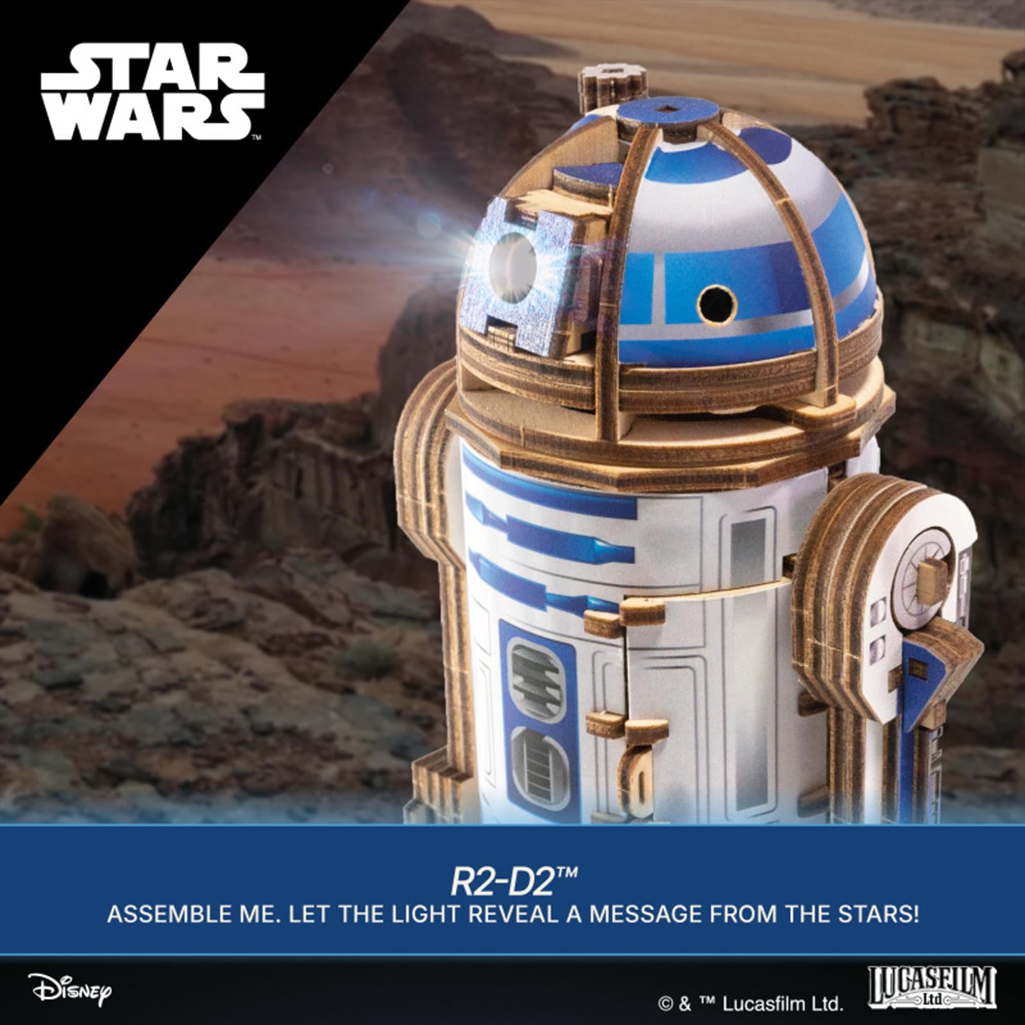 Star Wars R2-D2 3D Wooden Puzzle Mechanical Model Kit